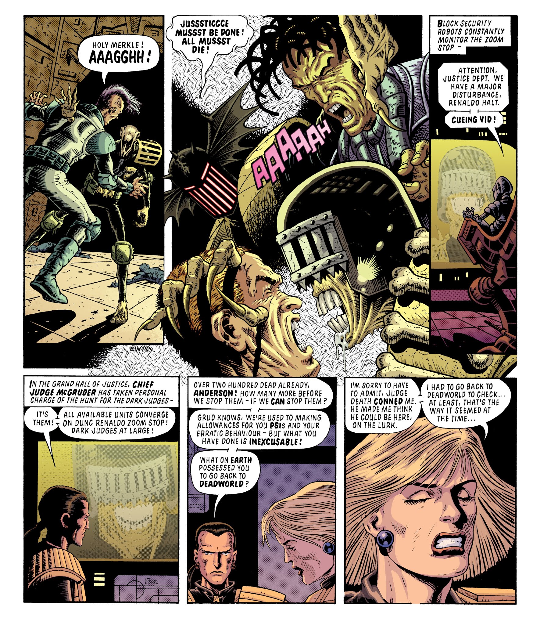 Read online Judge Dredd Classics: The Dark Judges comic -  Issue # TPB - 78