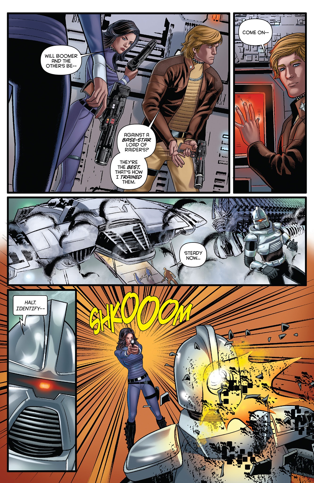 Read online Classic Battlestar Galactica: The Death of Apollo comic -  Issue #3 - 23