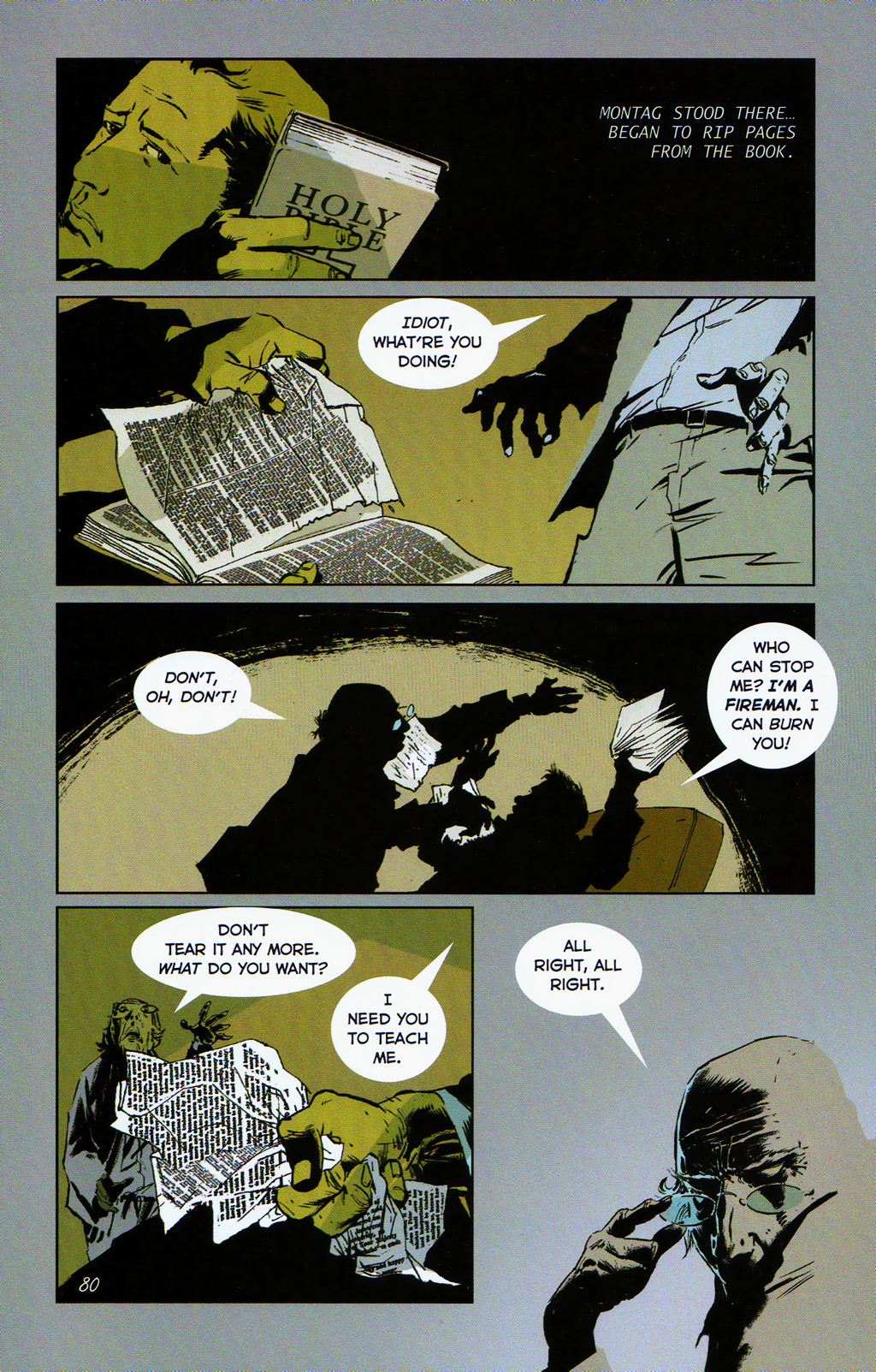 Read online Ray Bradbury's Fahrenheit 451: The Authorized Adaptation comic -  Issue # TPB - 89