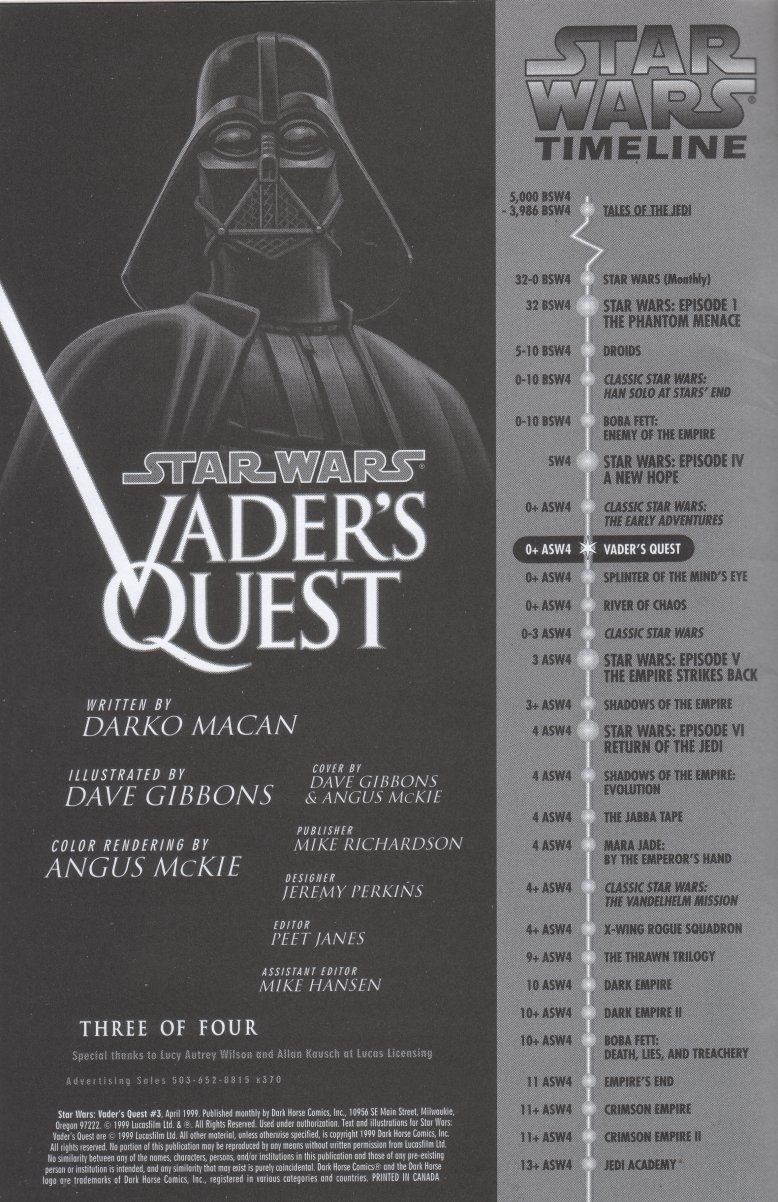 Read online Star Wars: Vader's Quest comic -  Issue #3 - 2