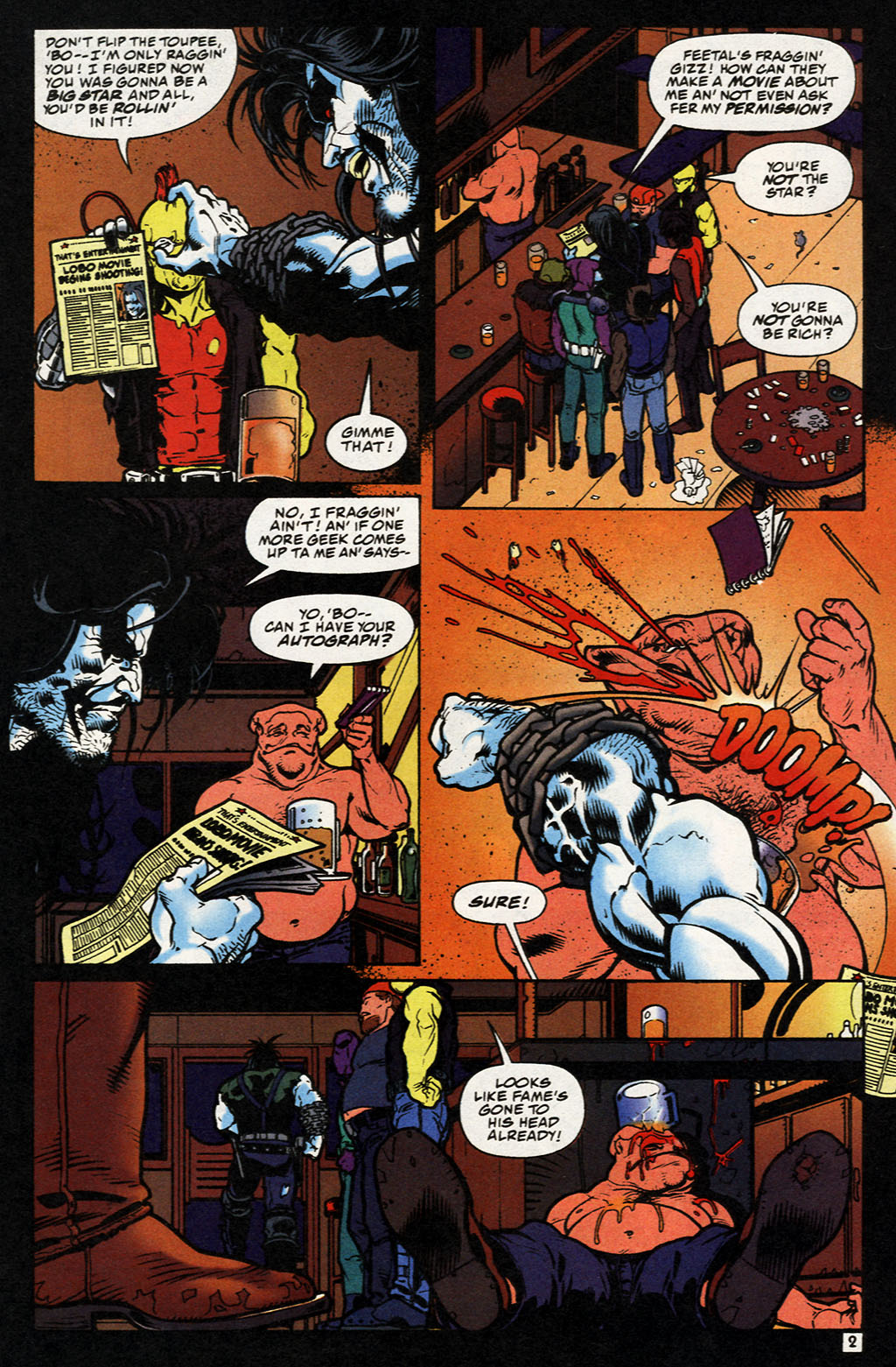 Read online Lobo Goes to Hollywood comic -  Issue # Full - 3
