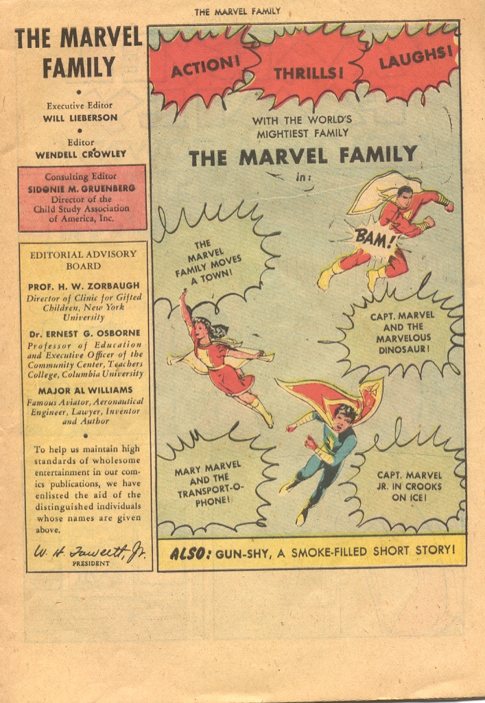 Read online The Marvel Family comic -  Issue #3 - 3