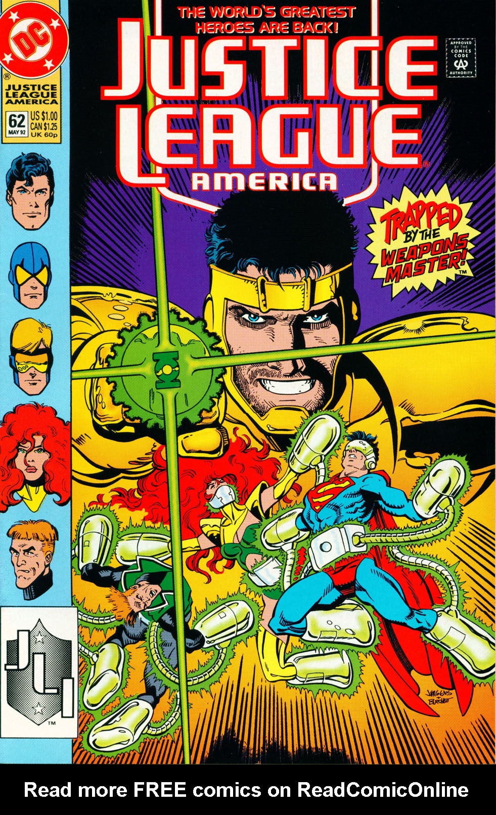 Read online Justice League America comic -  Issue #62 - 1