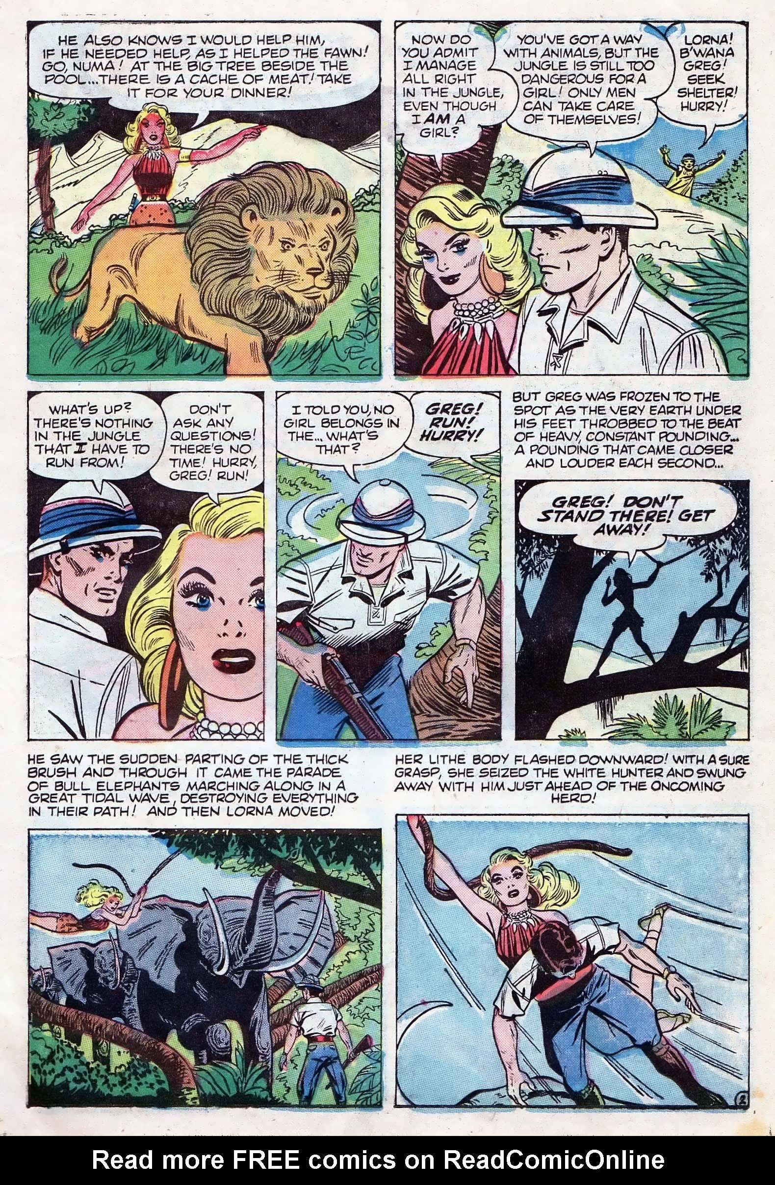 Read online Lorna, The Jungle Girl comic -  Issue #16 - 10