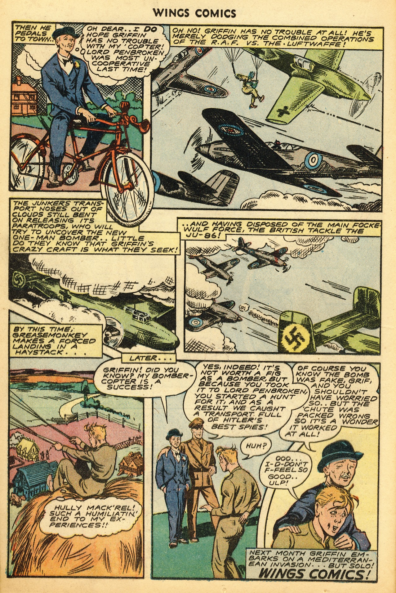 Read online Wings Comics comic -  Issue #45 - 20