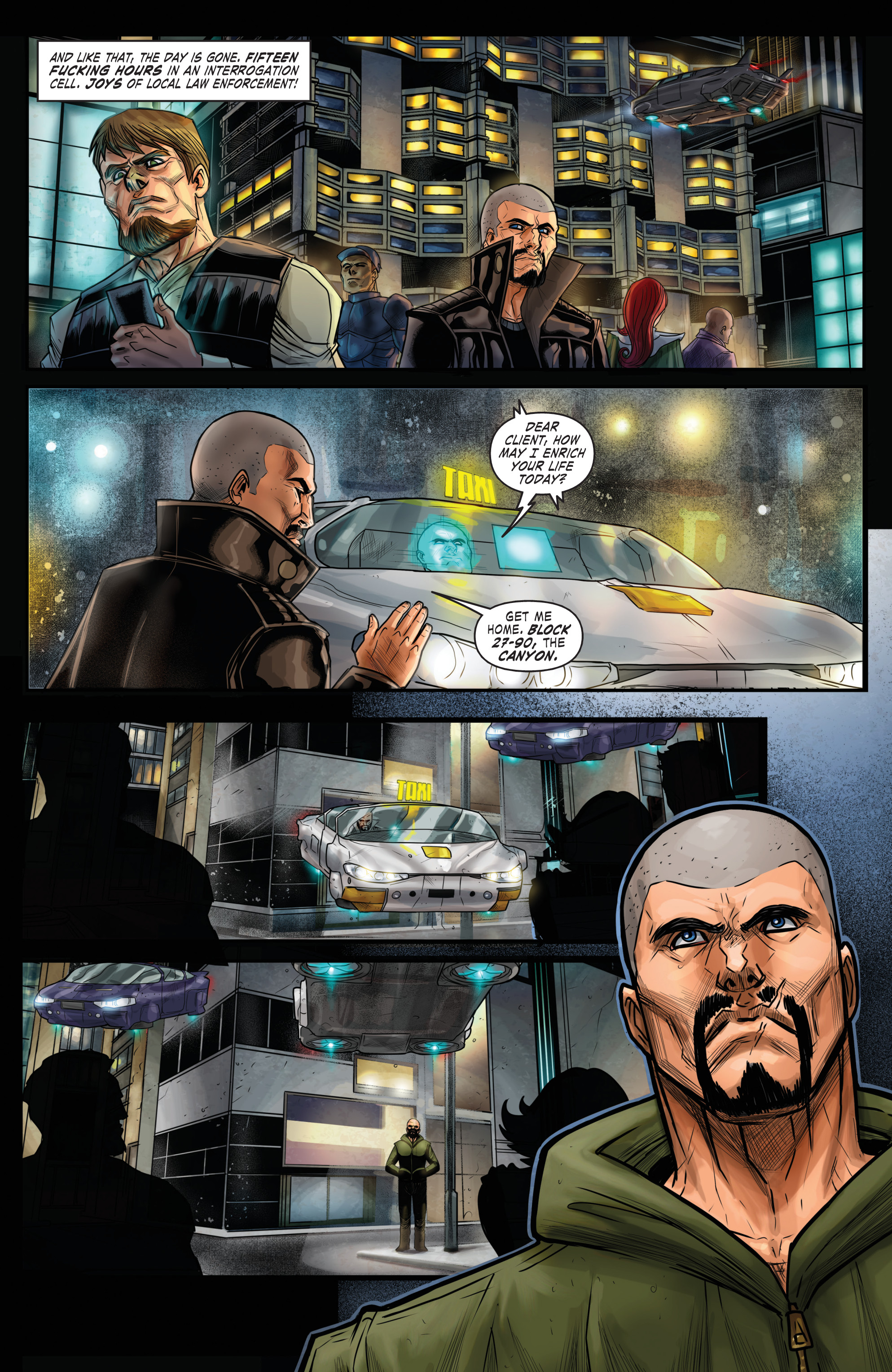 Read online Altered Carbon: Download Blues comic -  Issue # TPB - 54