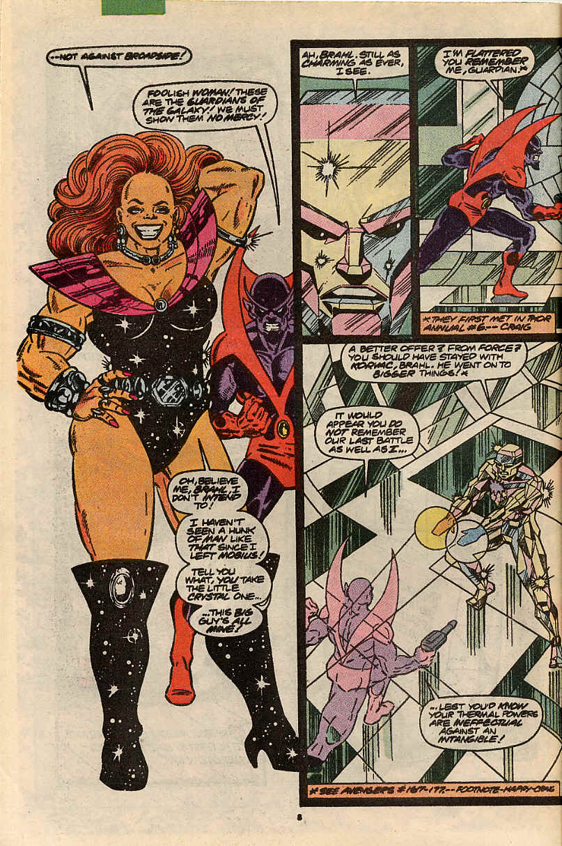 Read online Guardians of the Galaxy (1990) comic -  Issue #5 - 7