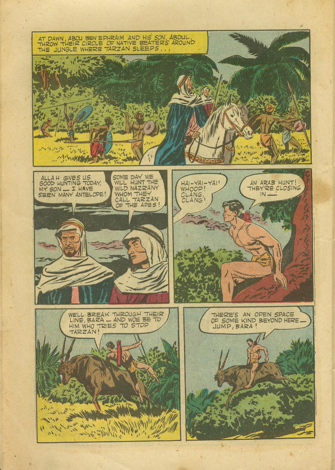 Read online Tarzan (1948) comic -  Issue #17 - 6