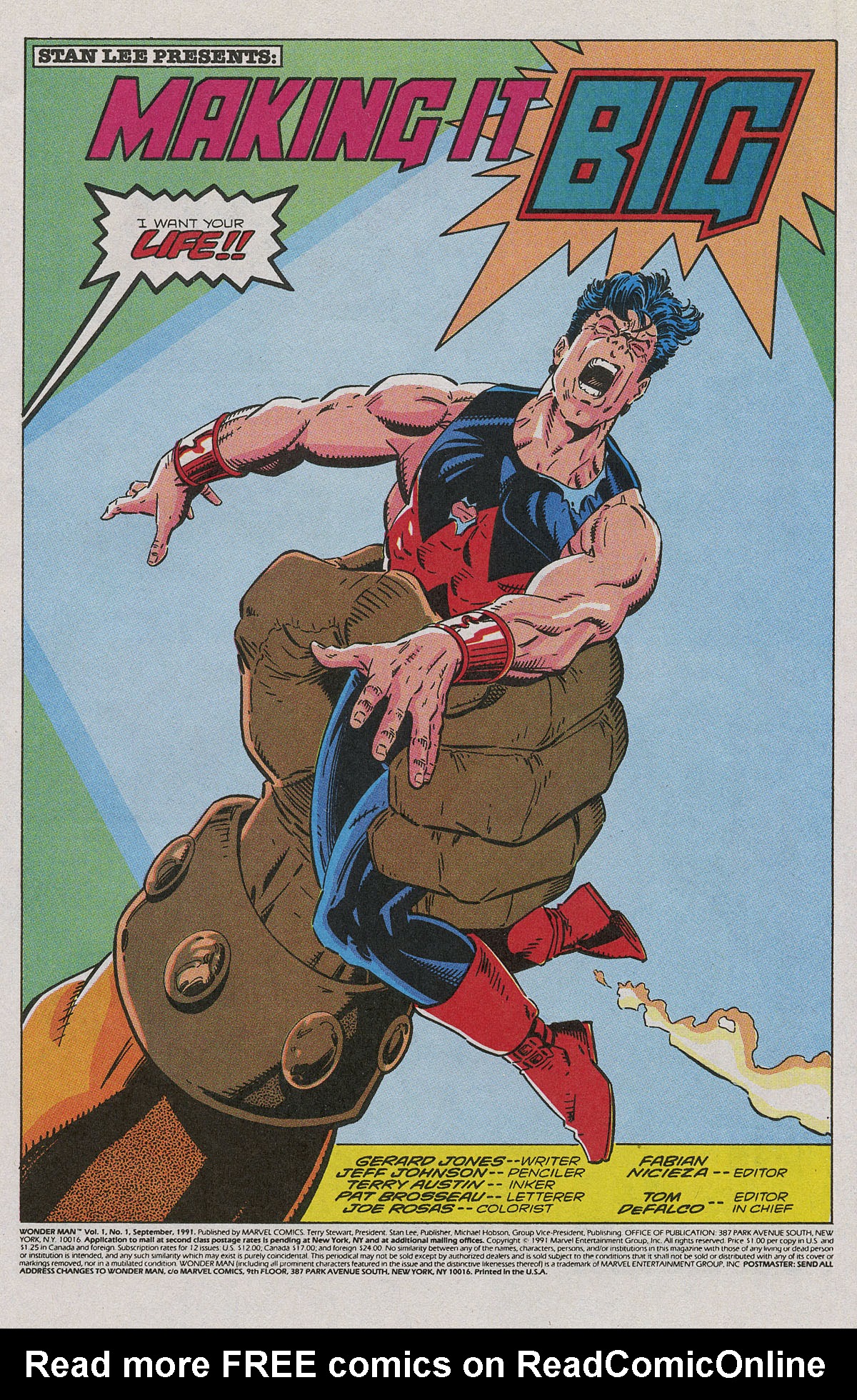 Read online Wonder Man (1991) comic -  Issue #1 - 2