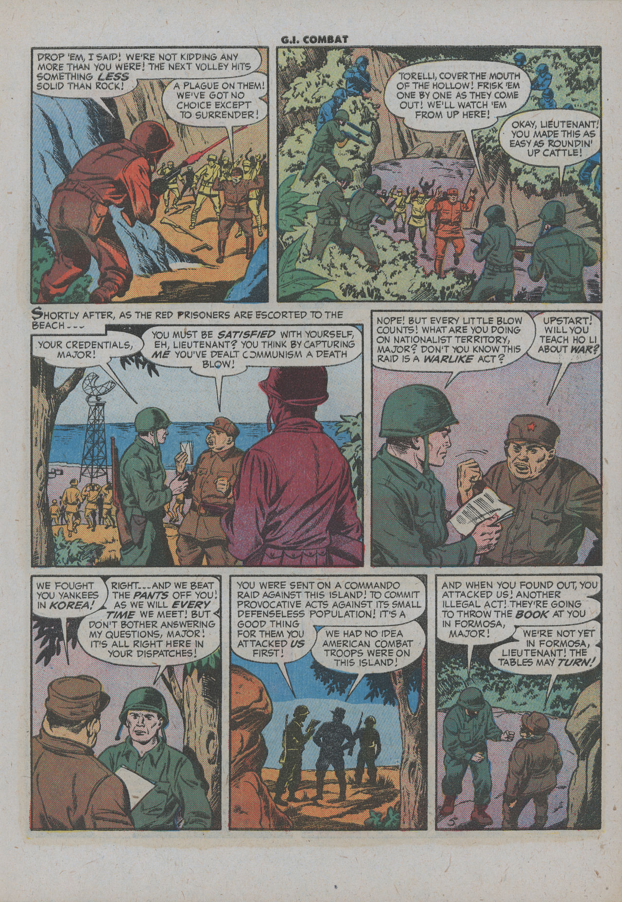 Read online G.I. Combat (1952) comic -  Issue #40 - 7