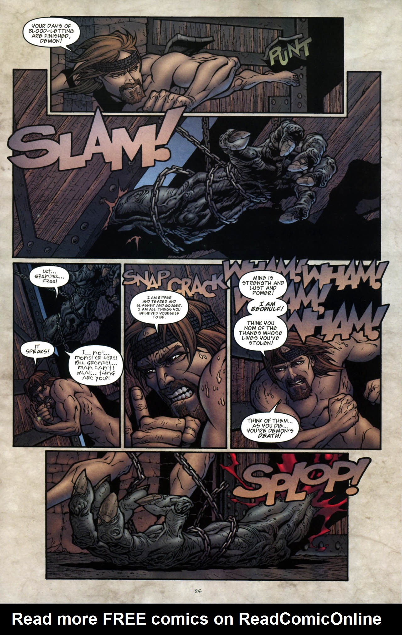 Read online Beowulf (2007) comic -  Issue #2 - 24