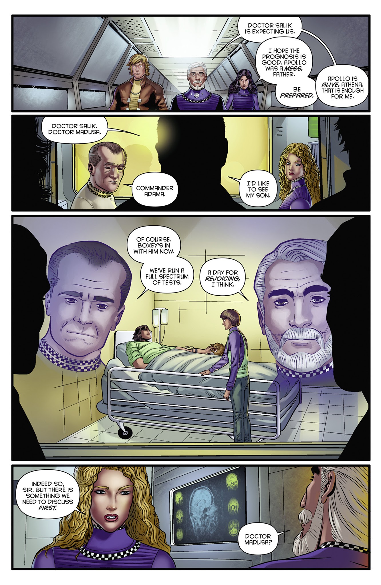 Read online Classic Battlestar Galactica: The Death of Apollo comic -  Issue #4 - 22