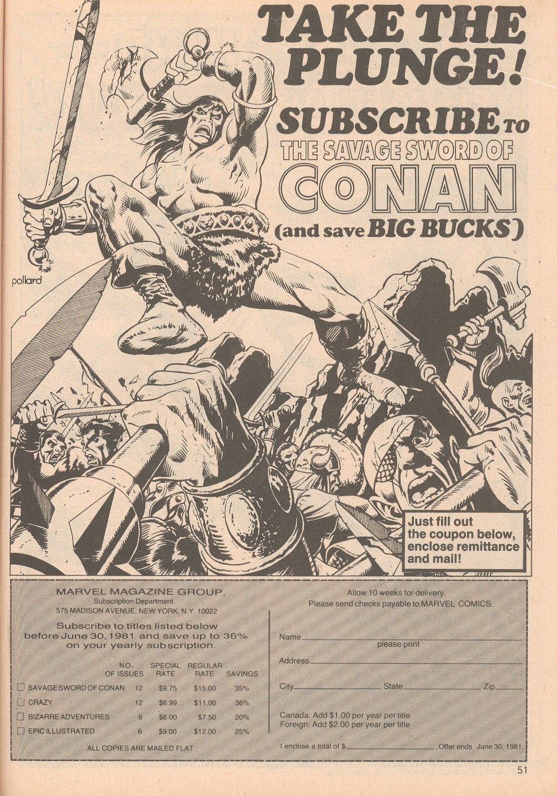 Read online The Savage Sword Of Conan comic -  Issue #65 - 51