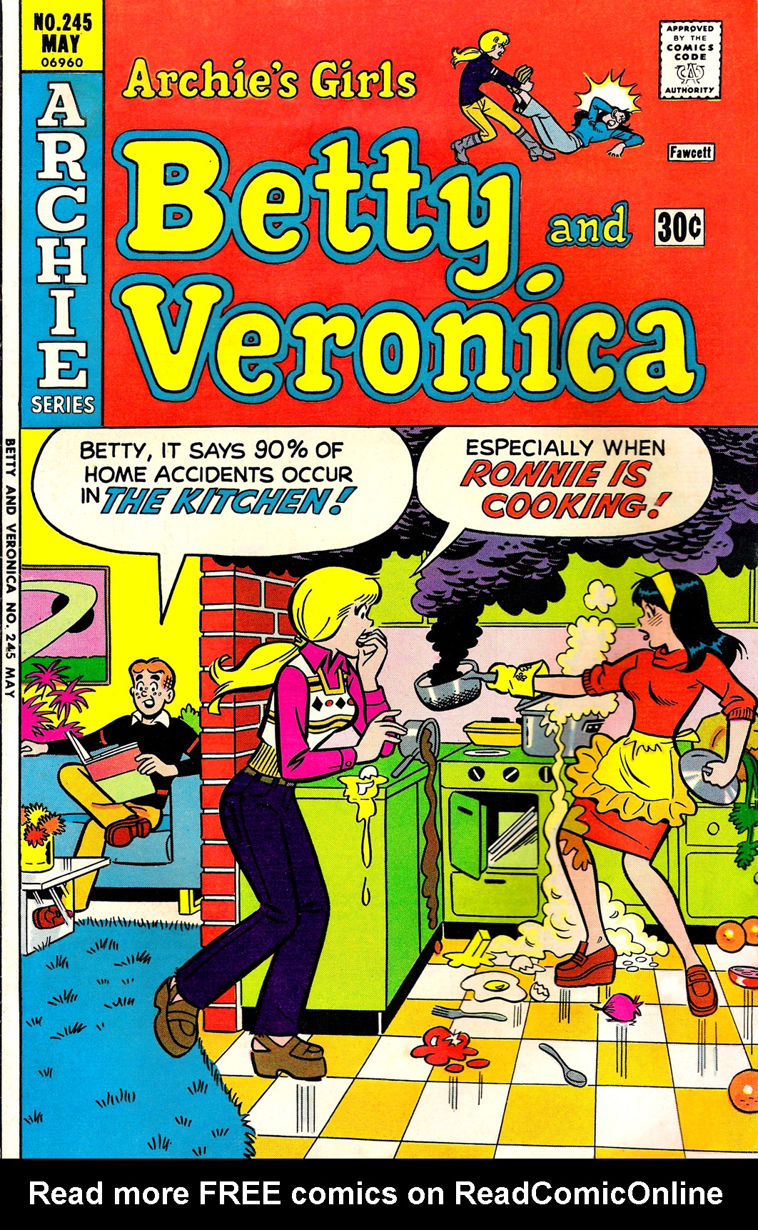 Read online Archie's Girls Betty and Veronica comic -  Issue #245 - 1