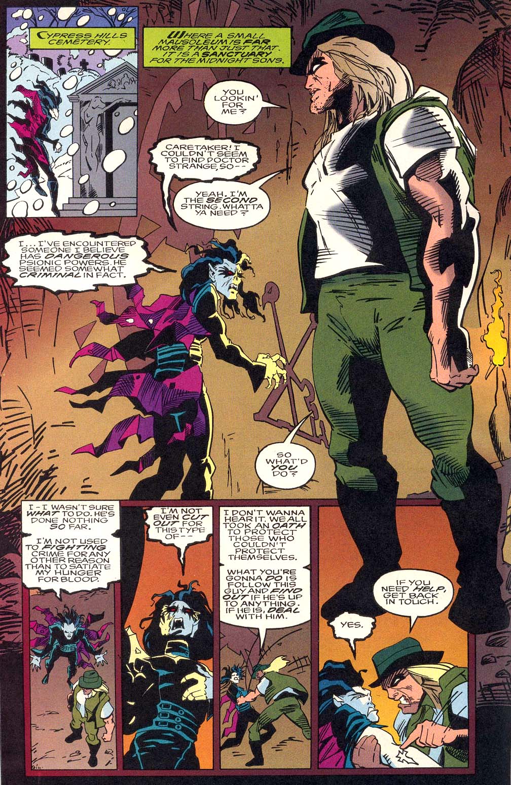 Read online Morbius: The Living Vampire (1992) comic -  Issue #18 - 17