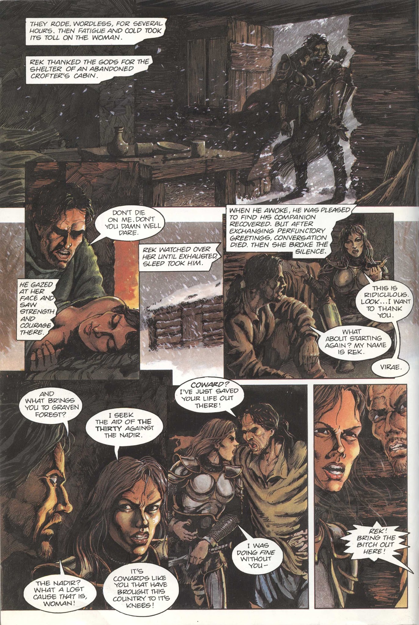 Read online David Gemmell's Legend: A Graphic Novel comic -  Issue # TPB - 9