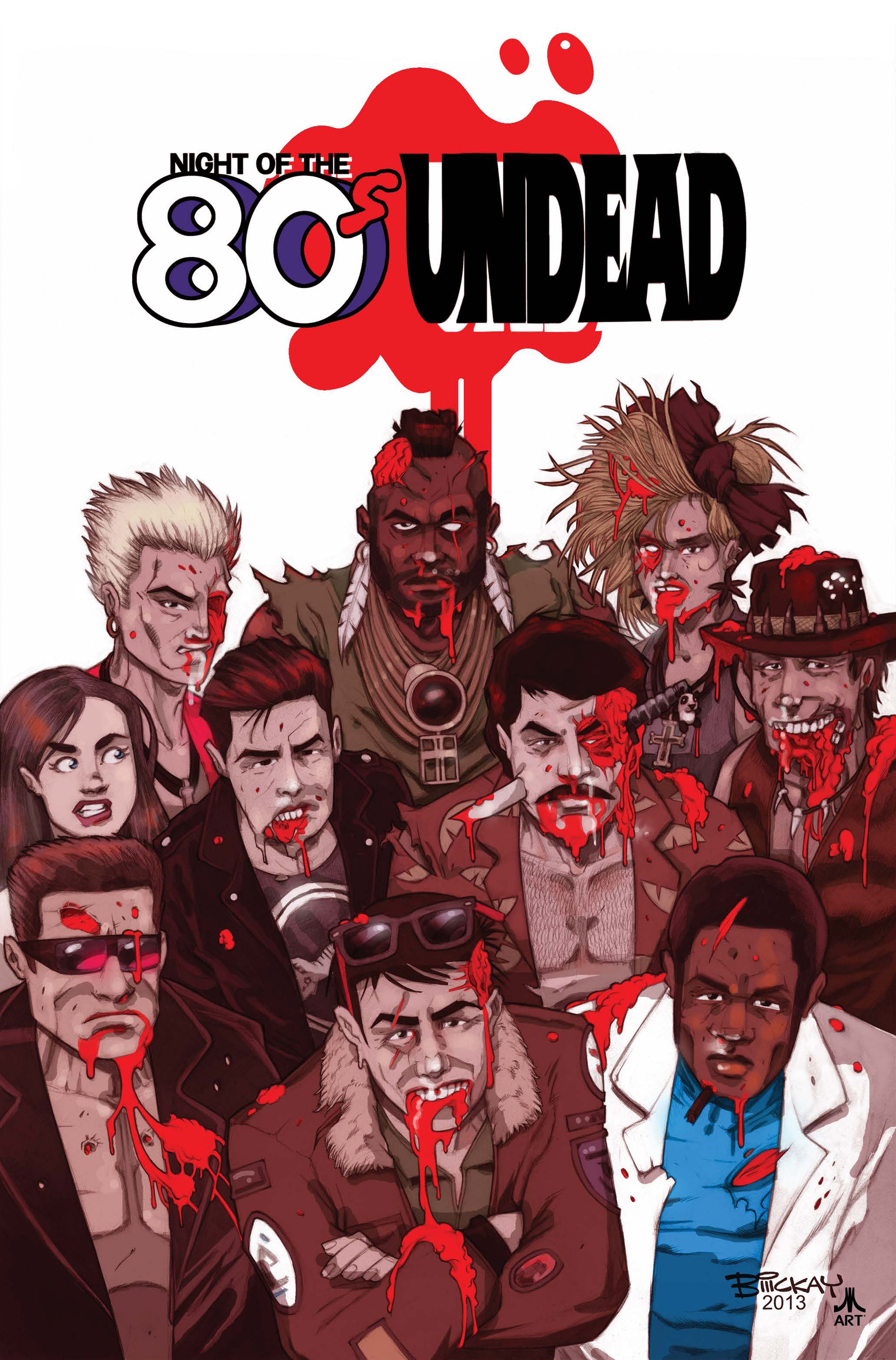 Read online Night of the 80's Undead comic -  Issue # TPB - 1