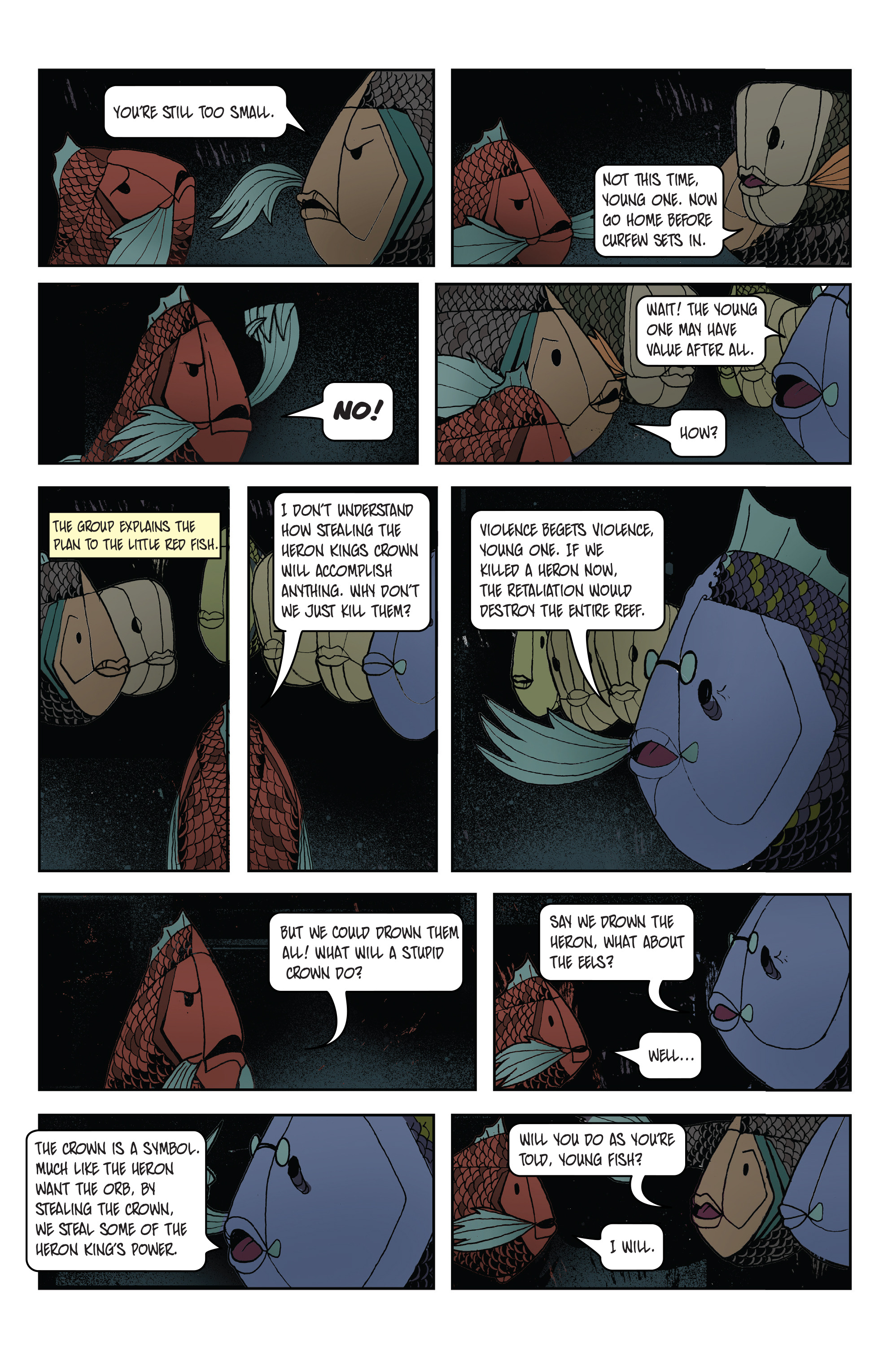 Read online The Little Red Fish comic -  Issue #3 - 19