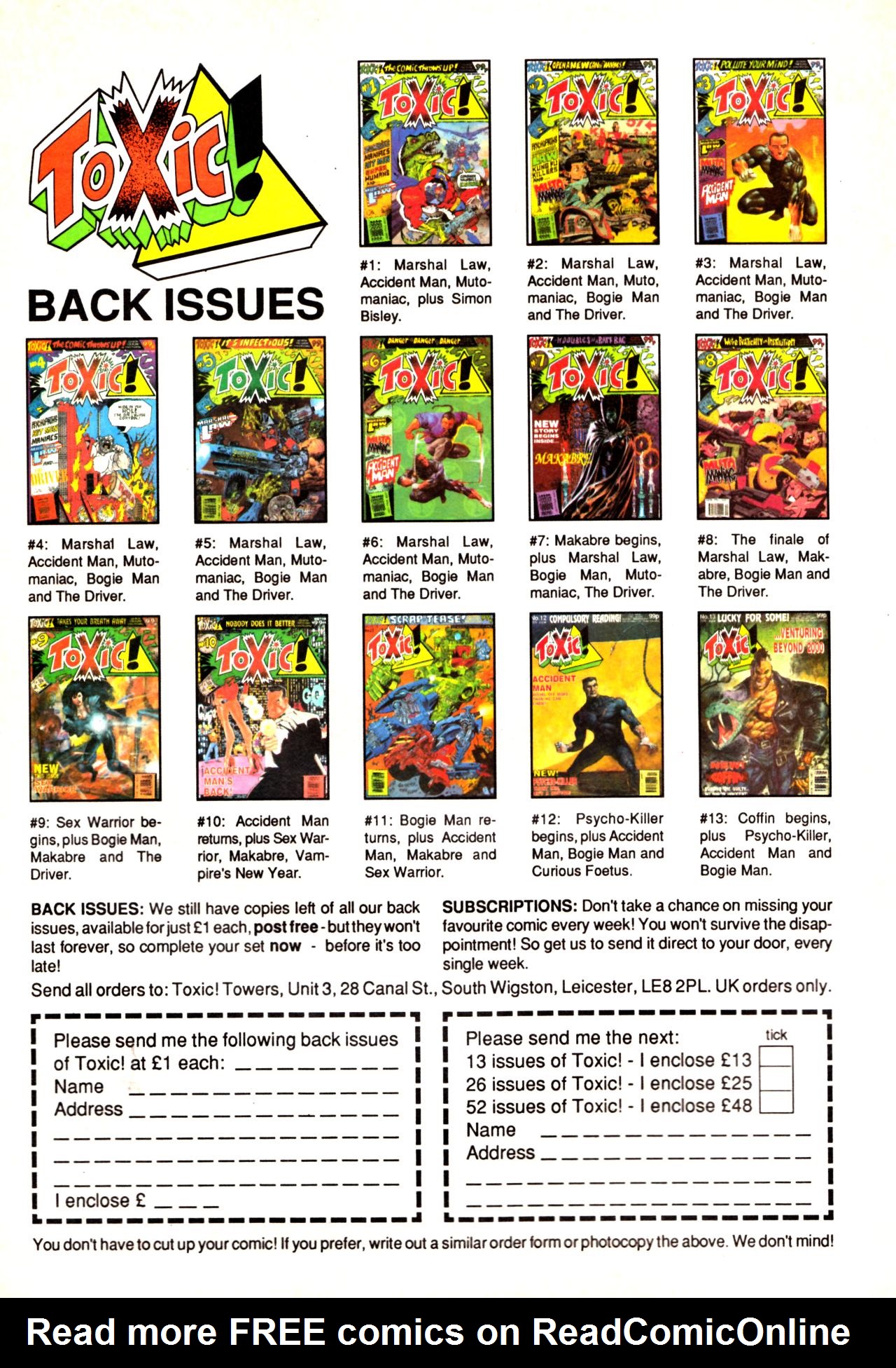 Read online Toxic! comic -  Issue #20 - 10