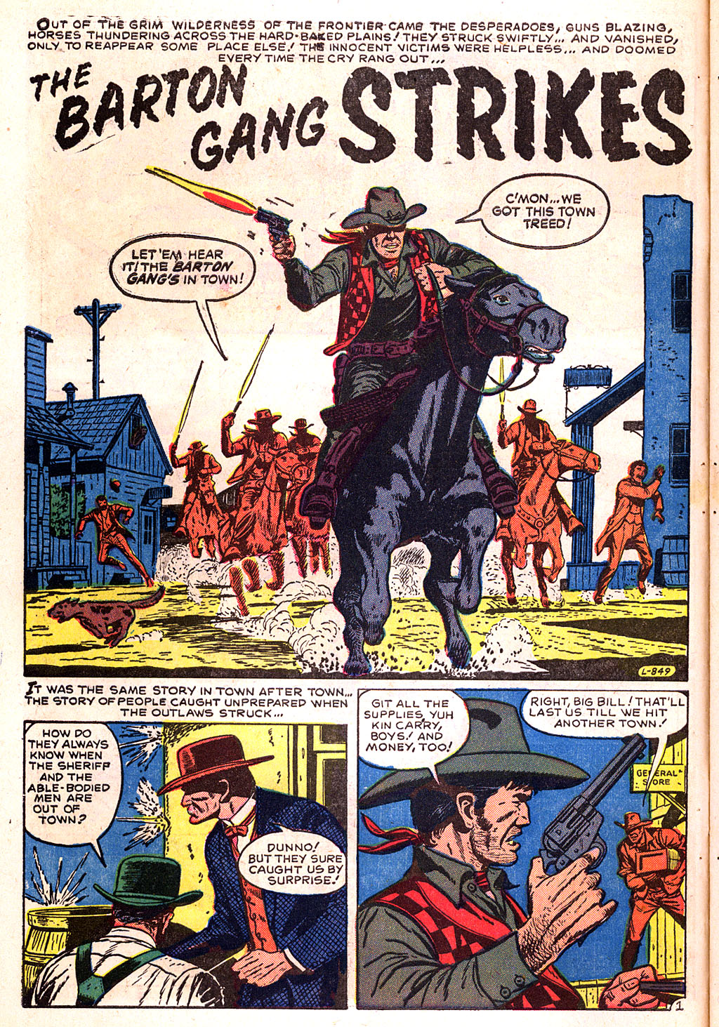 Read online Six-Gun Western comic -  Issue #3 - 10