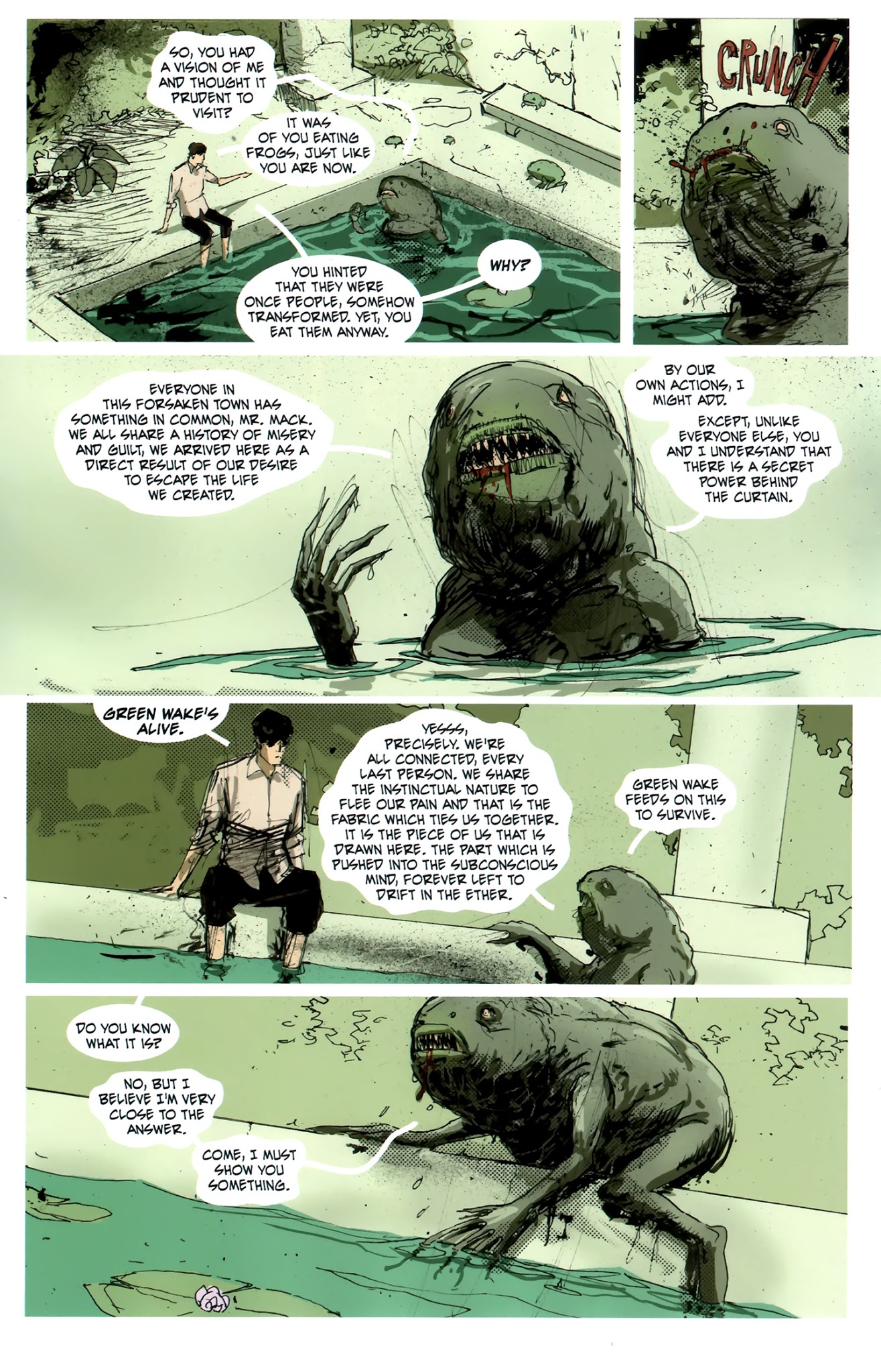 Read online Green Wake comic -  Issue #10 - 14