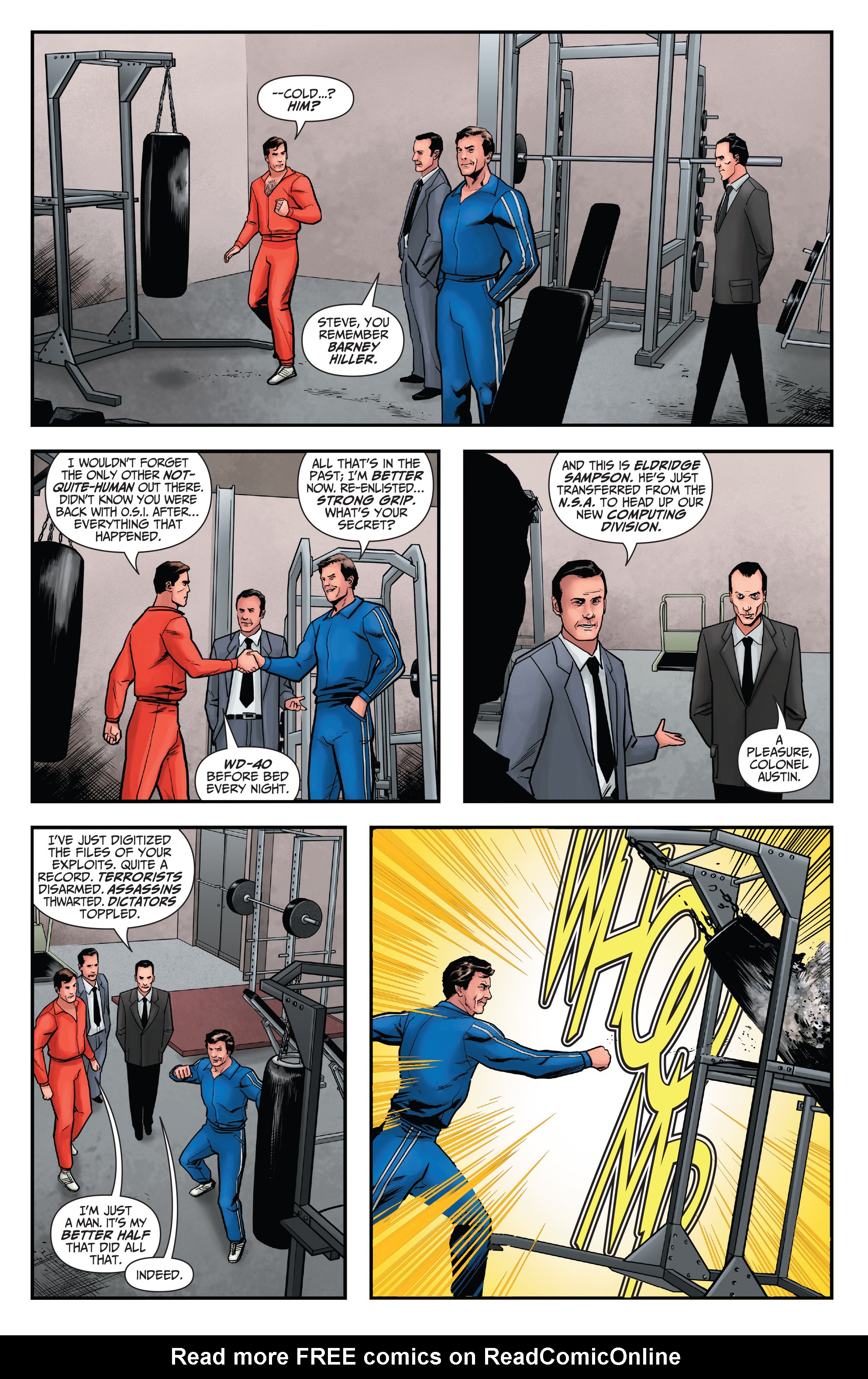 Read online The Six Million Dollar Man: Fall of Man comic -  Issue #1 - 13