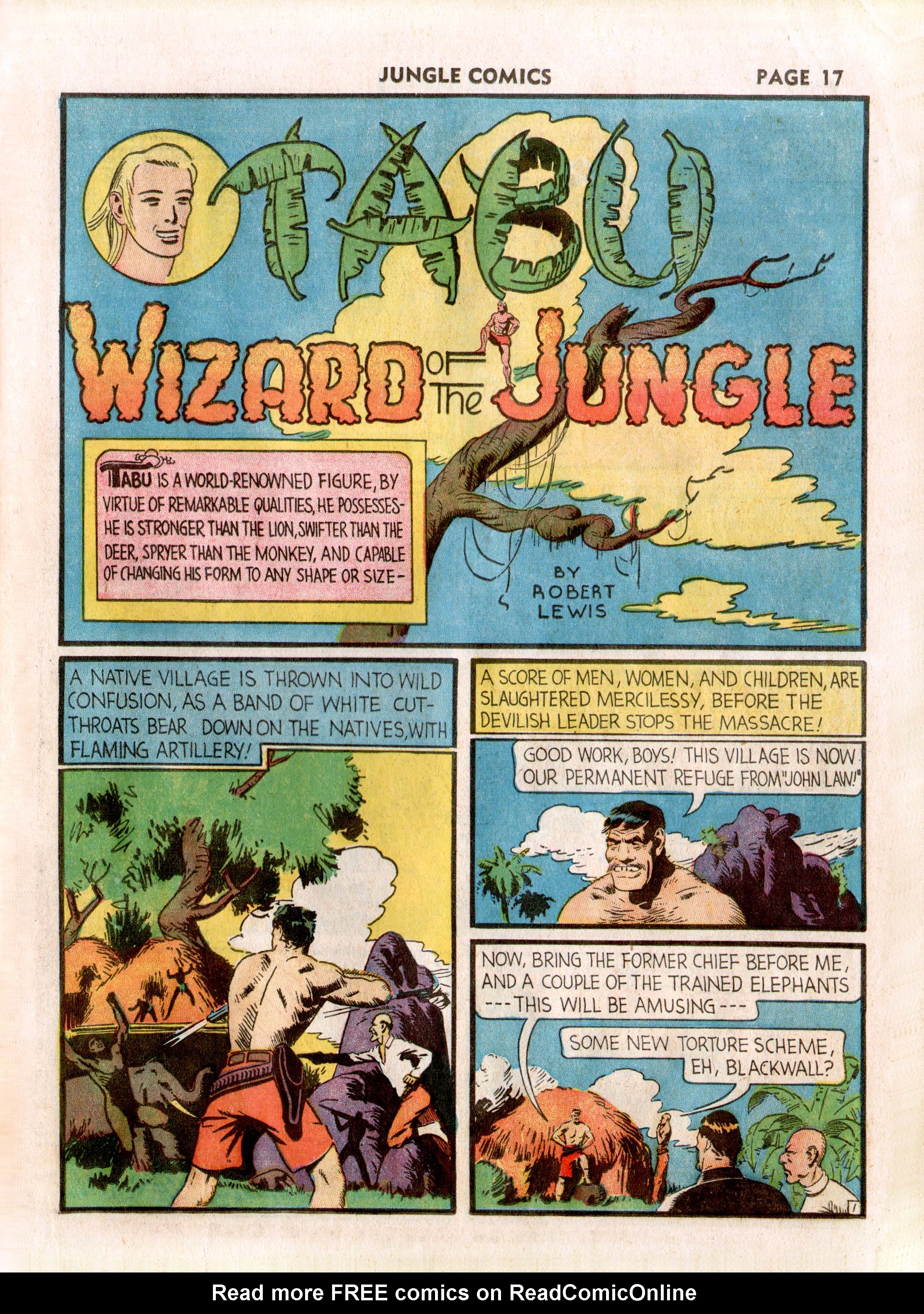 Read online Jungle Comics comic -  Issue #3 - 19