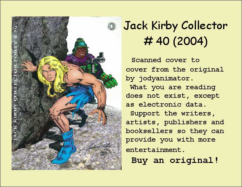 Read online The Jack Kirby Collector comic -  Issue #40 - 85