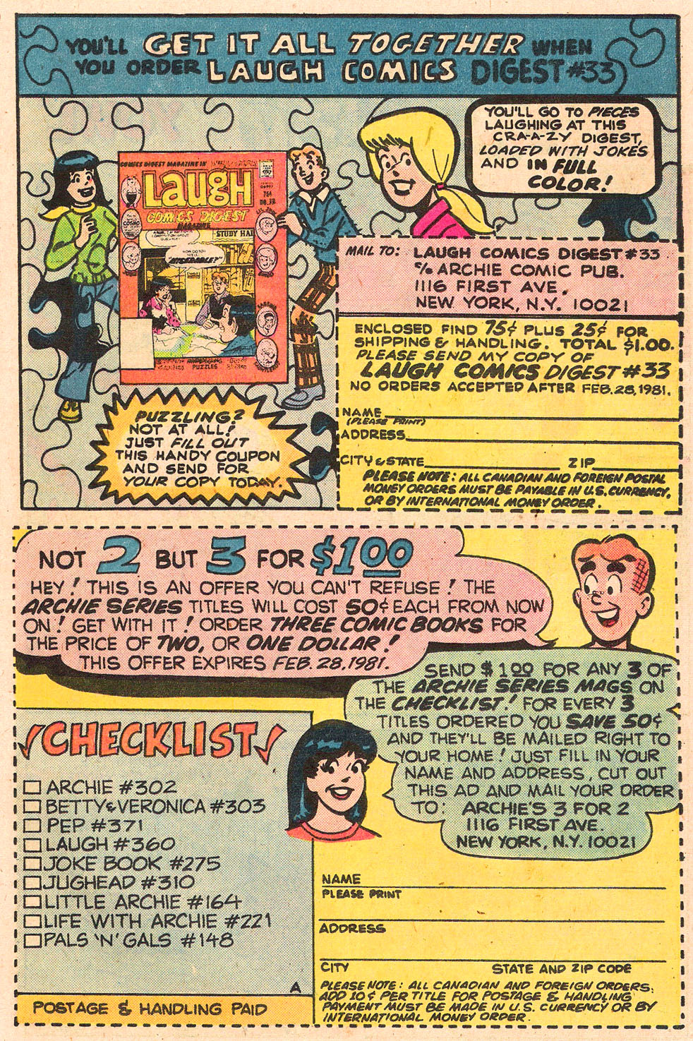 Read online Sabrina The Teenage Witch (1971) comic -  Issue #65 - 19
