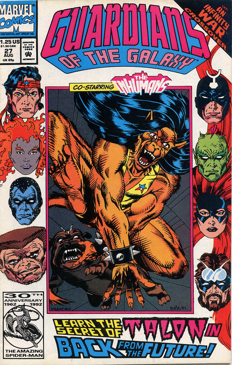 Read online Guardians of the Galaxy (1990) comic -  Issue #27 - 1