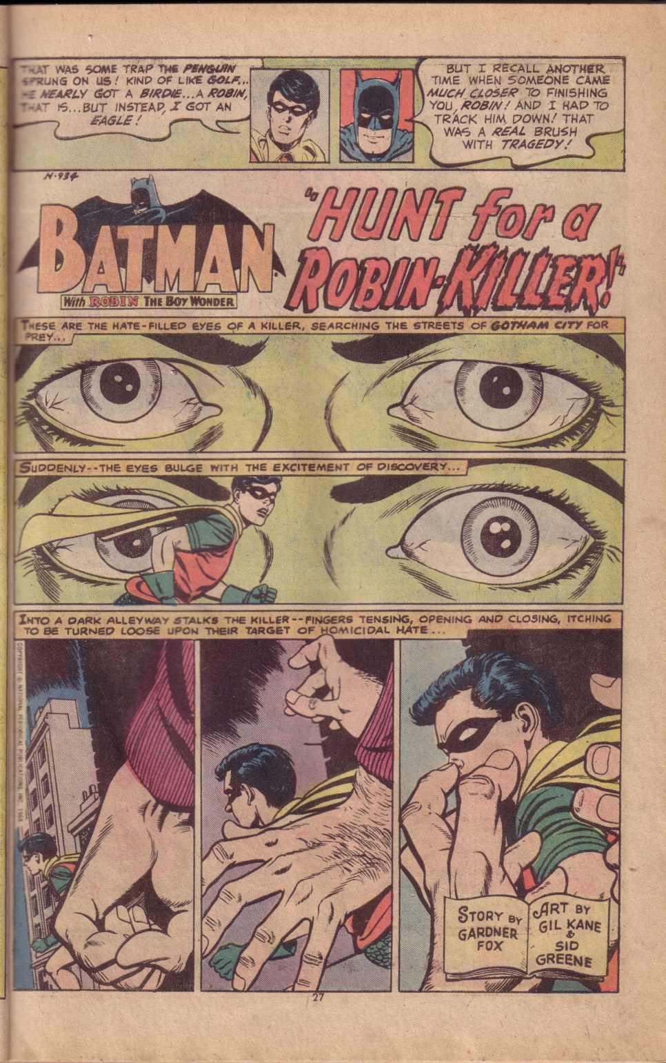 Read online Batman (1940) comic -  Issue #257 - 27
