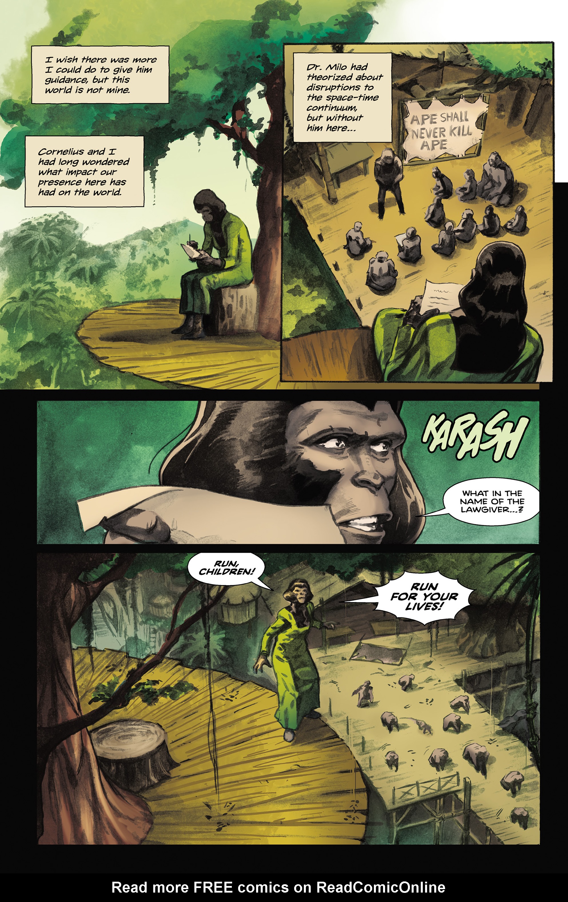 Read online Tarzan On the Planet of the Apes comic -  Issue #2 - 18