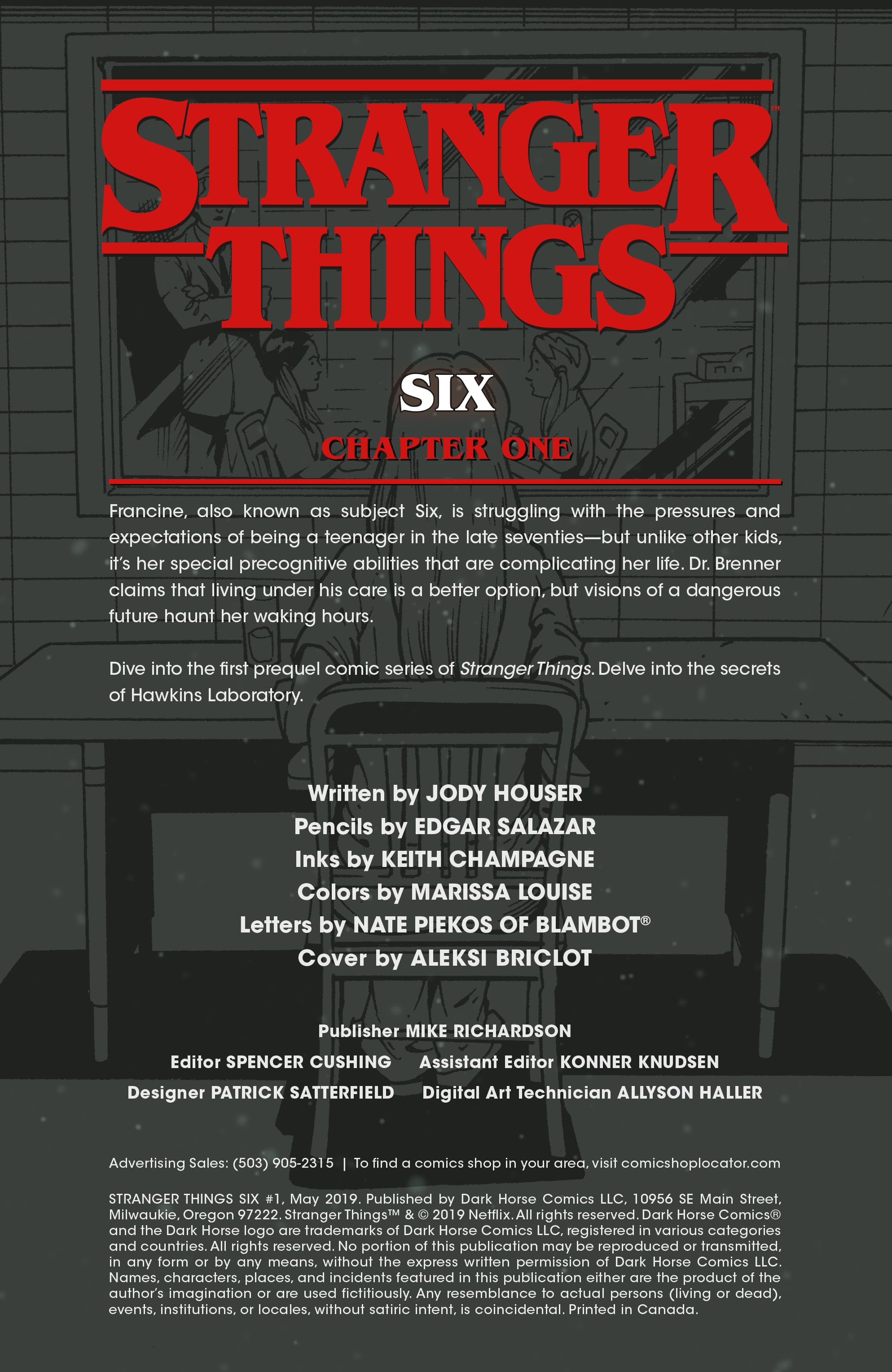 Read online Stranger Things SIX comic -  Issue #1 - 2
