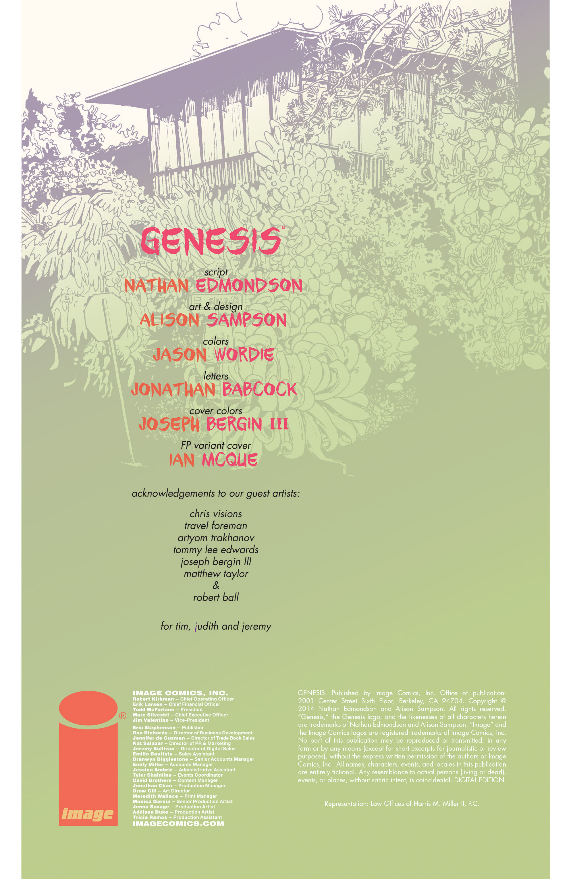 Read online Genesis (2014) comic -  Issue # Full - 2