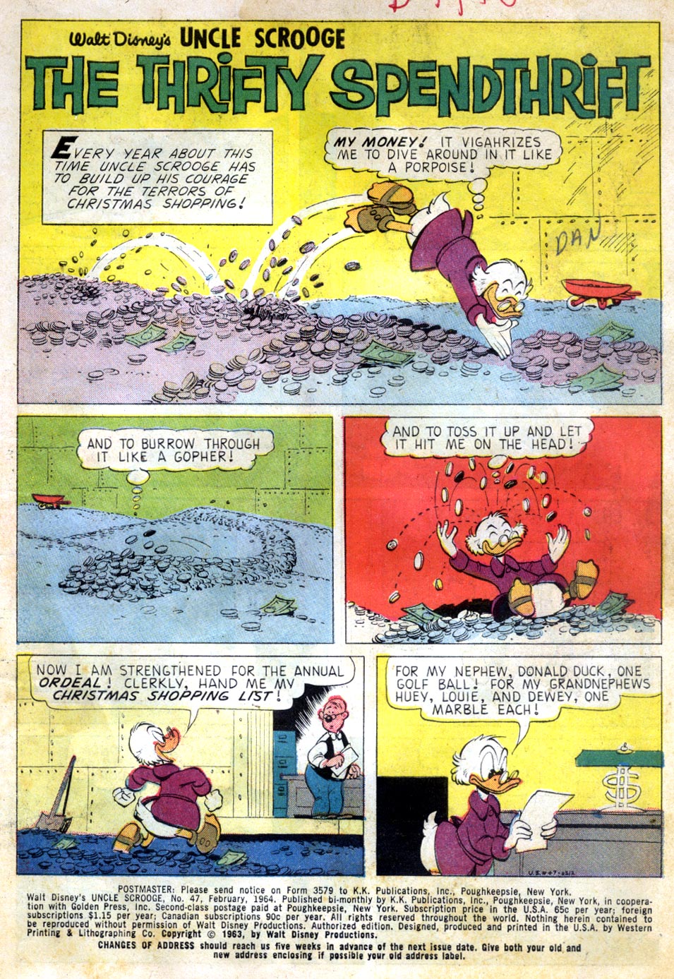 Read online Uncle Scrooge (1953) comic -  Issue #47 - 2