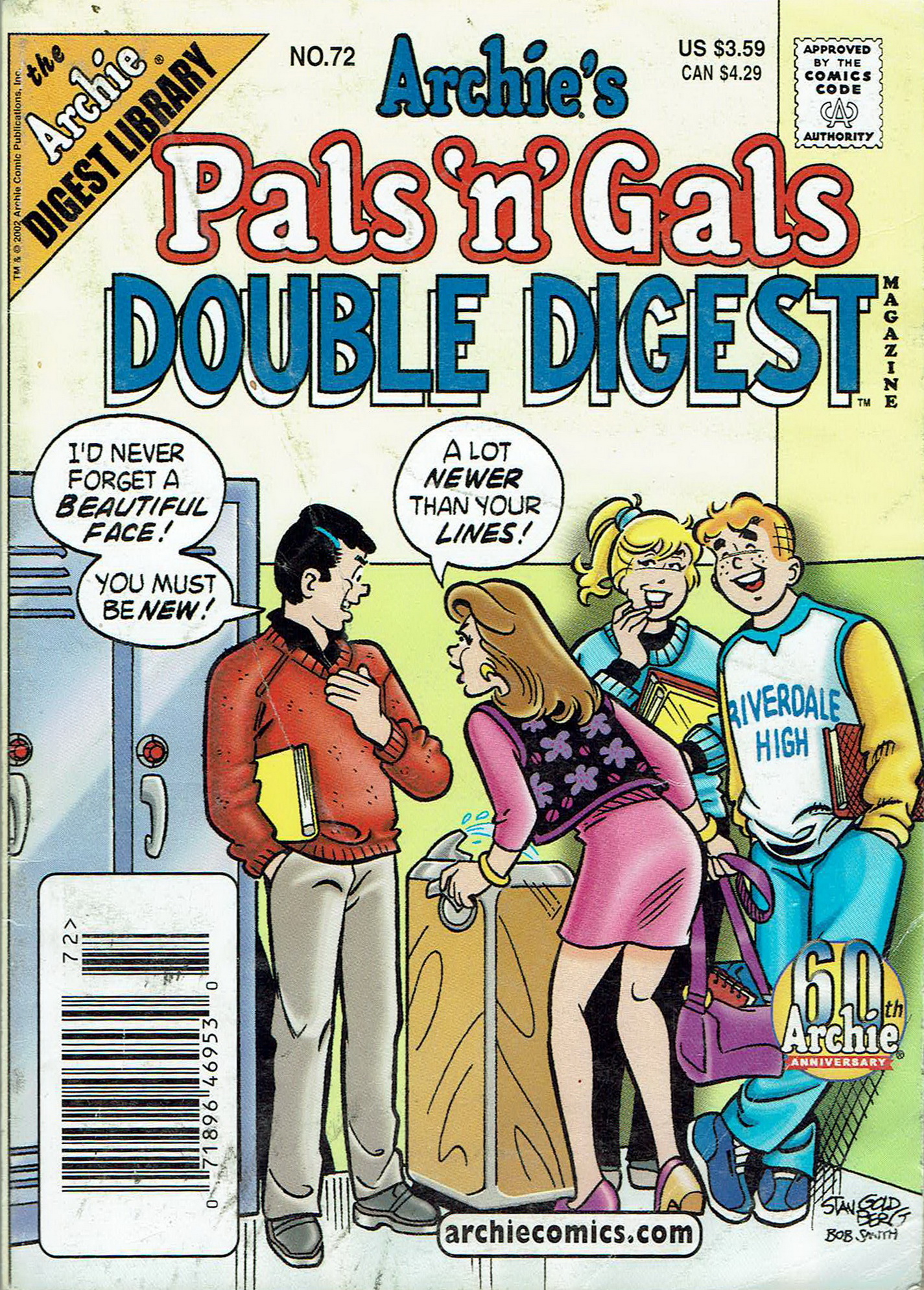 Read online Archie's Pals 'n' Gals Double Digest Magazine comic -  Issue #72 - 1
