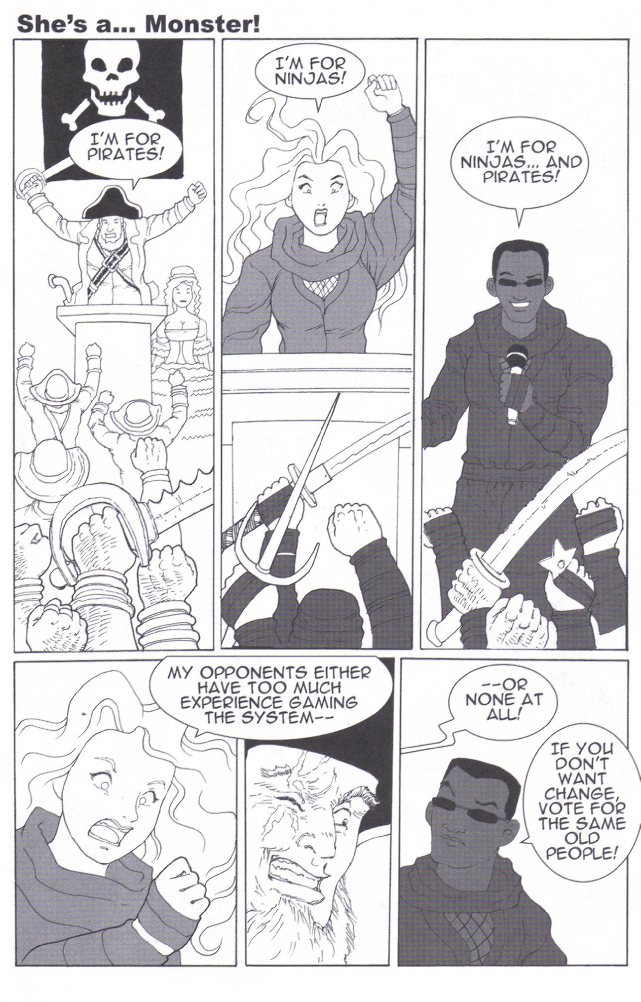Read online Pirates vs Ninjas: Debate in '08 comic -  Issue # Full - 17