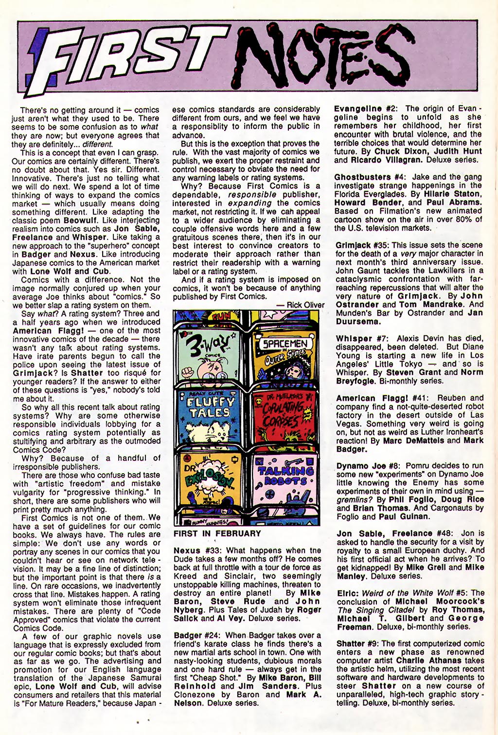 Read online Whisper (1986) comic -  Issue #7 - 13