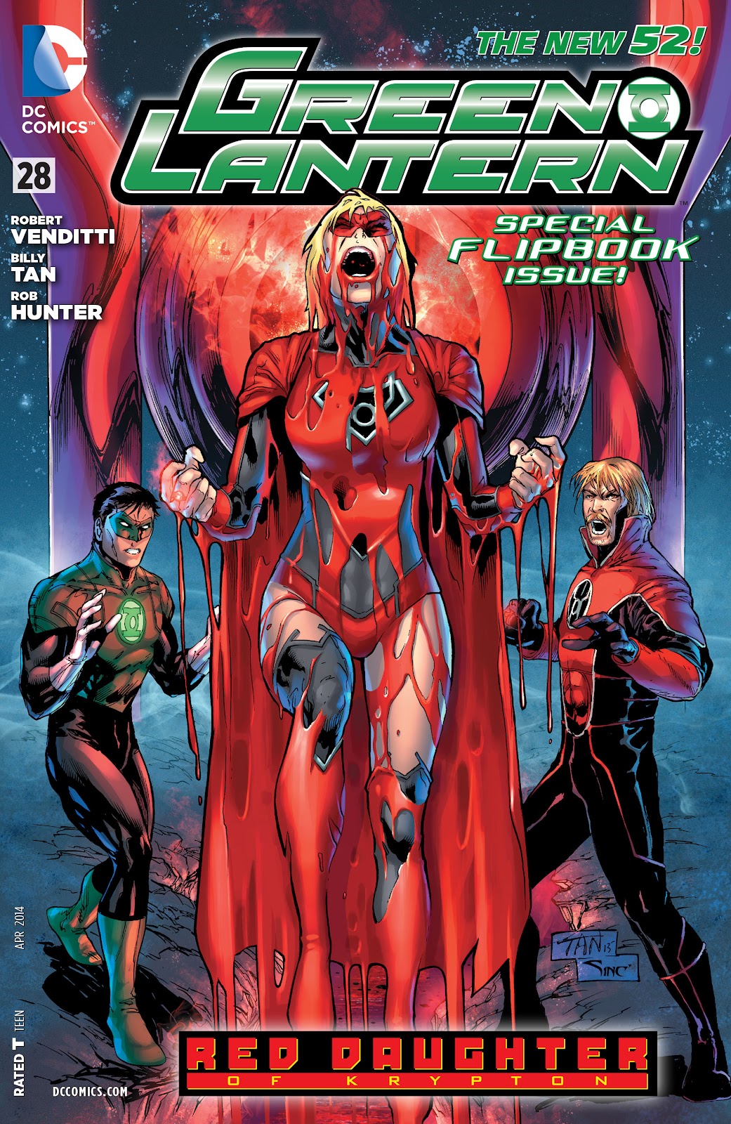 Green Lantern/Red Lanterns issue 28 - Page 1