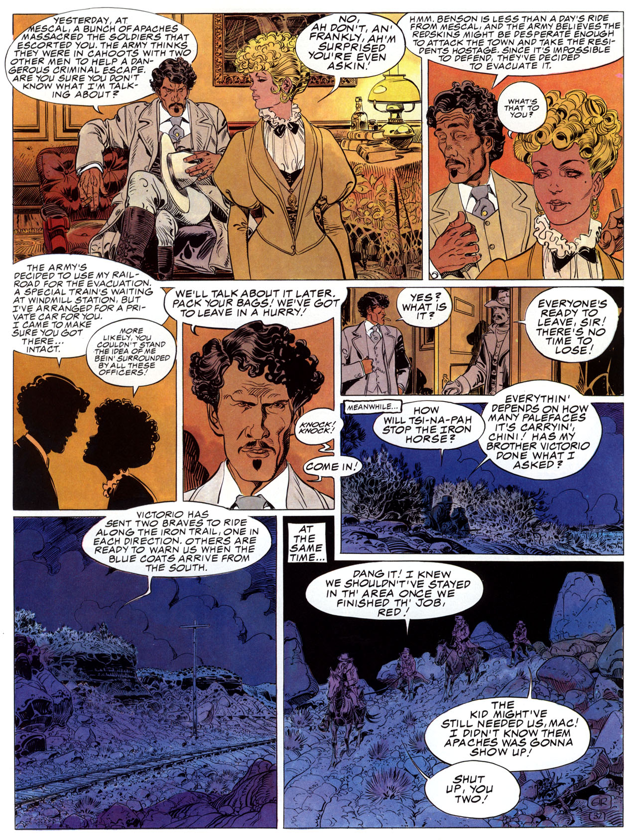 Read online Epic Graphic Novel: Blueberry comic -  Issue #4 - 38