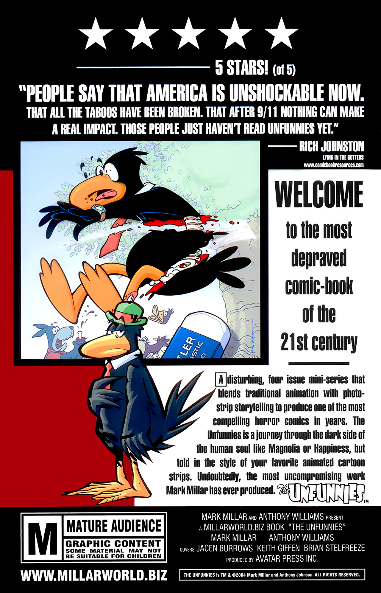 Read online Mark Millar's The Unfunnies comic -  Issue #1 - 24