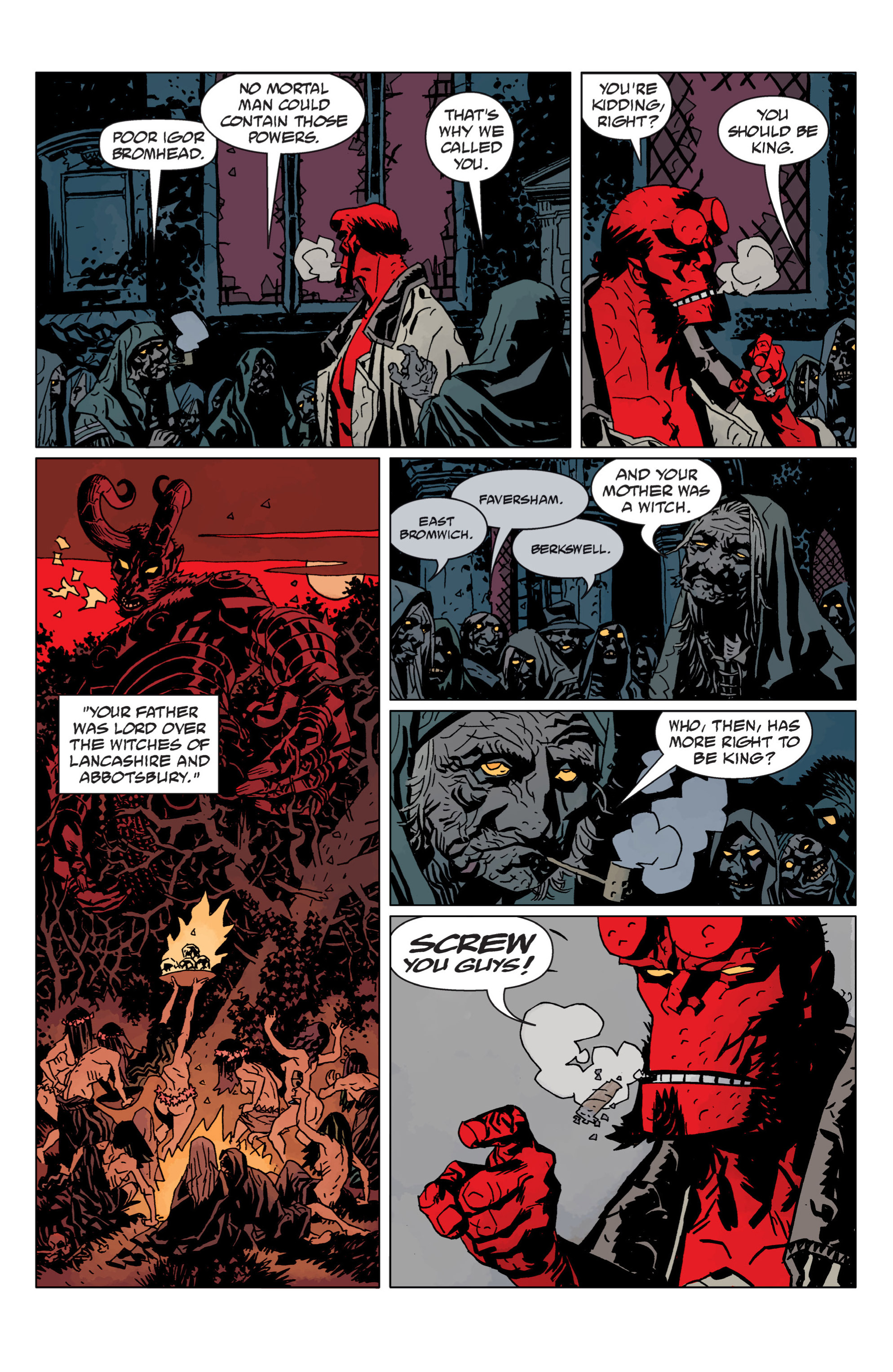 Read online Hellboy comic -  Issue #8 - 54