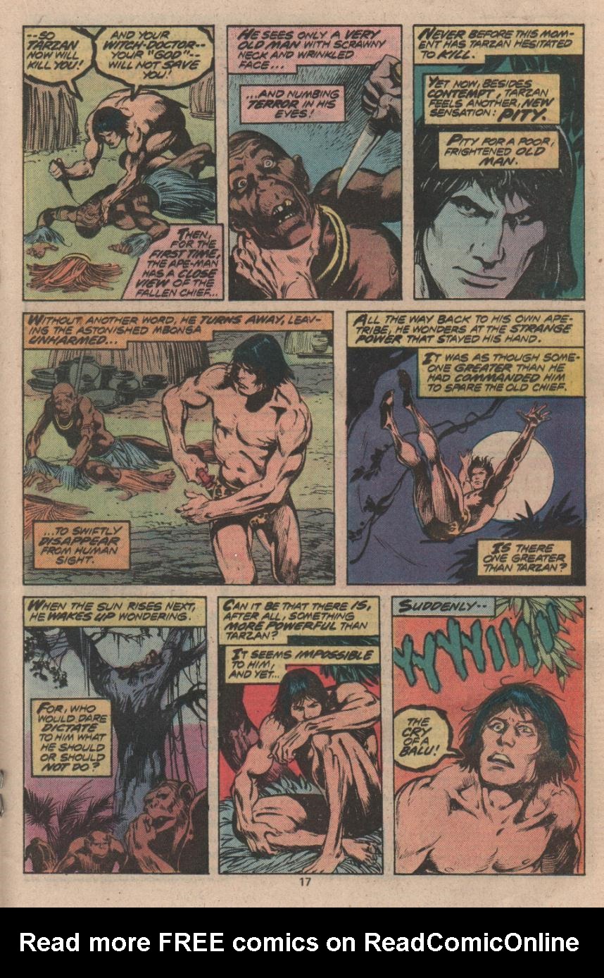 Read online Tarzan (1977) comic -  Issue #9 - 12