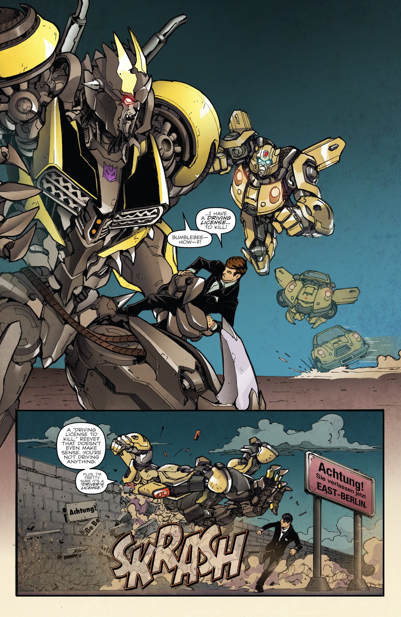 Read online Transformers: Bumblebee Movie Prequel comic -  Issue #1 - 10