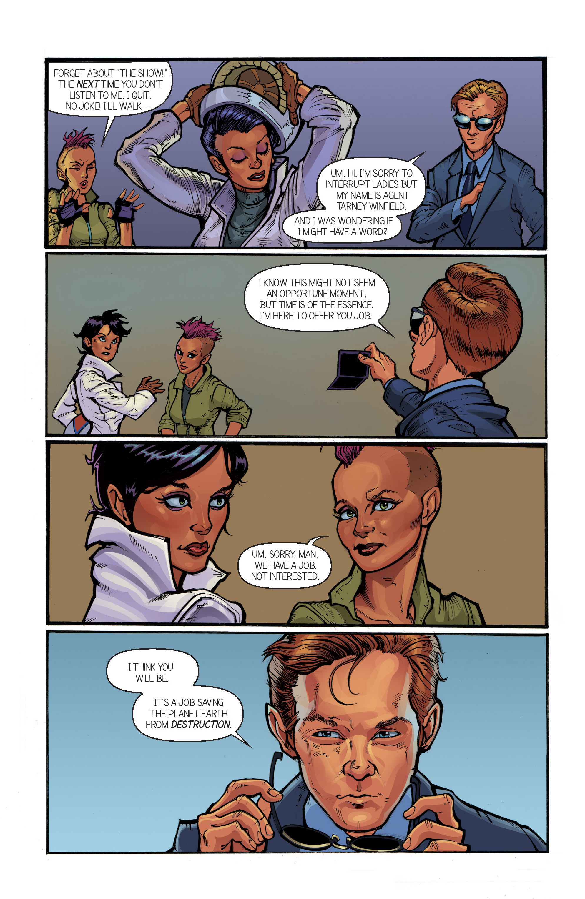 Read online Zoe Dare Versus The Disasteroid comic -  Issue #1 - 10