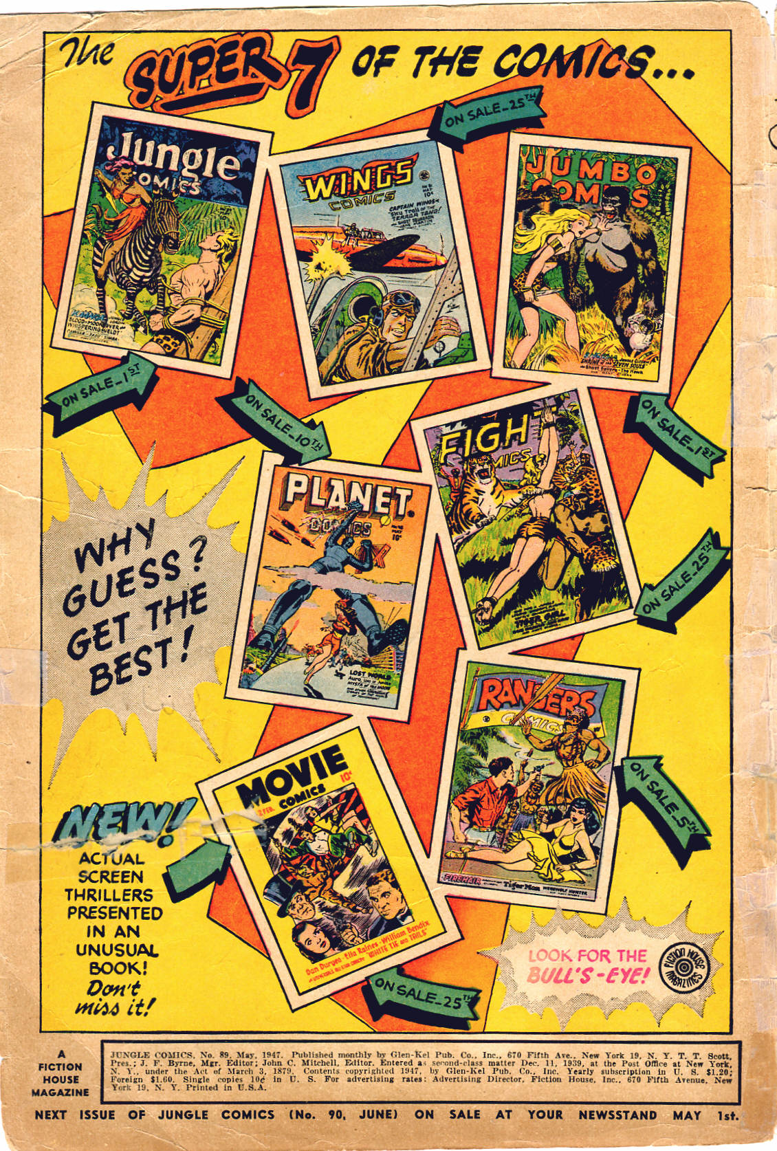 Read online Jungle Comics comic -  Issue #89 - 2
