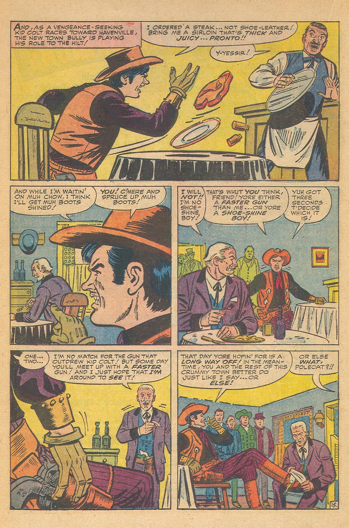 Read online Kid Colt Outlaw comic -  Issue #128 - 20