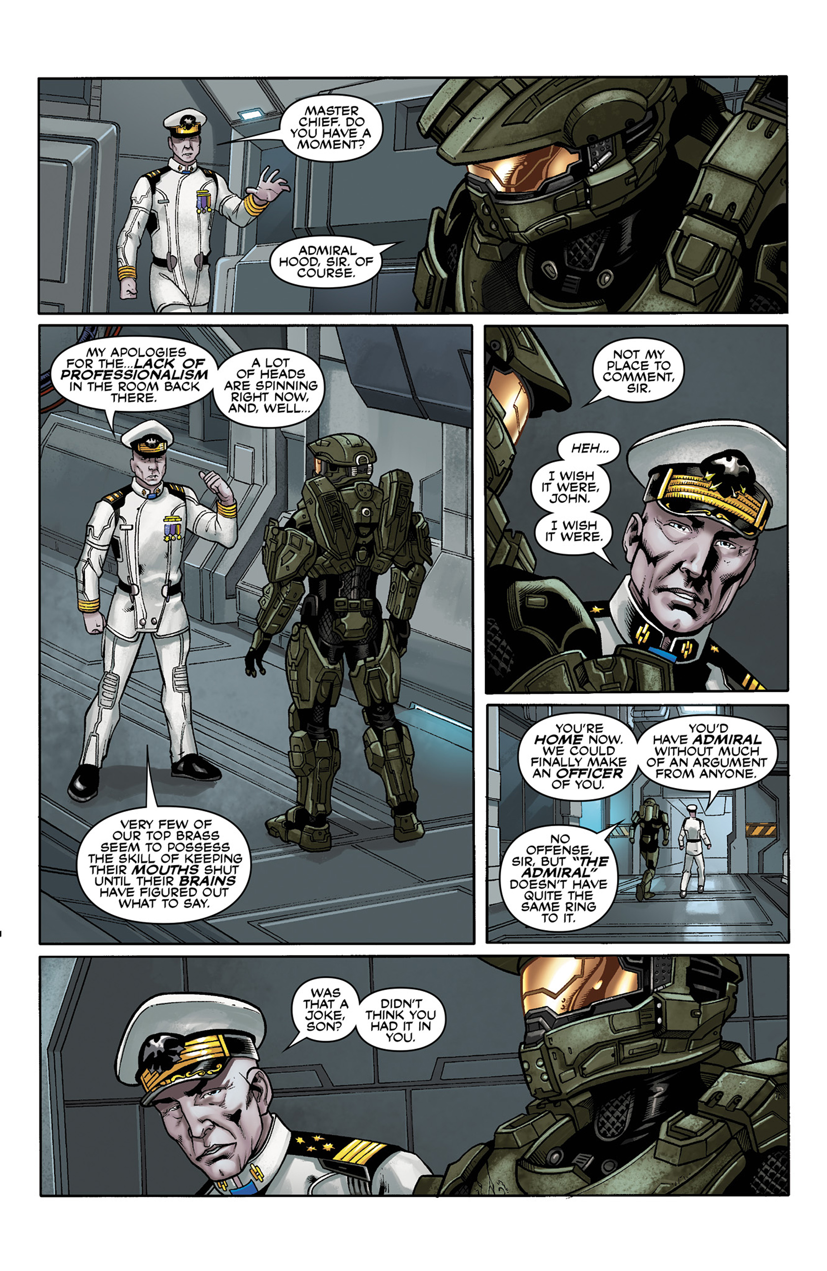 Read online Halo: Escalation comic -  Issue #8 - 7