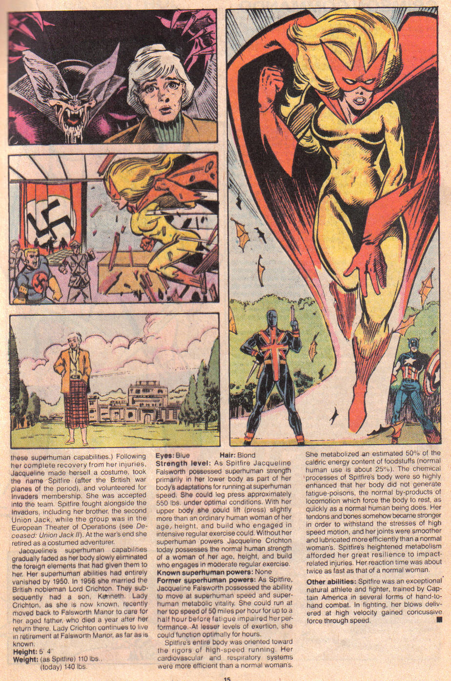 Read online The Official Handbook of the Marvel Universe: Update '89 comic -  Issue #2 - 17