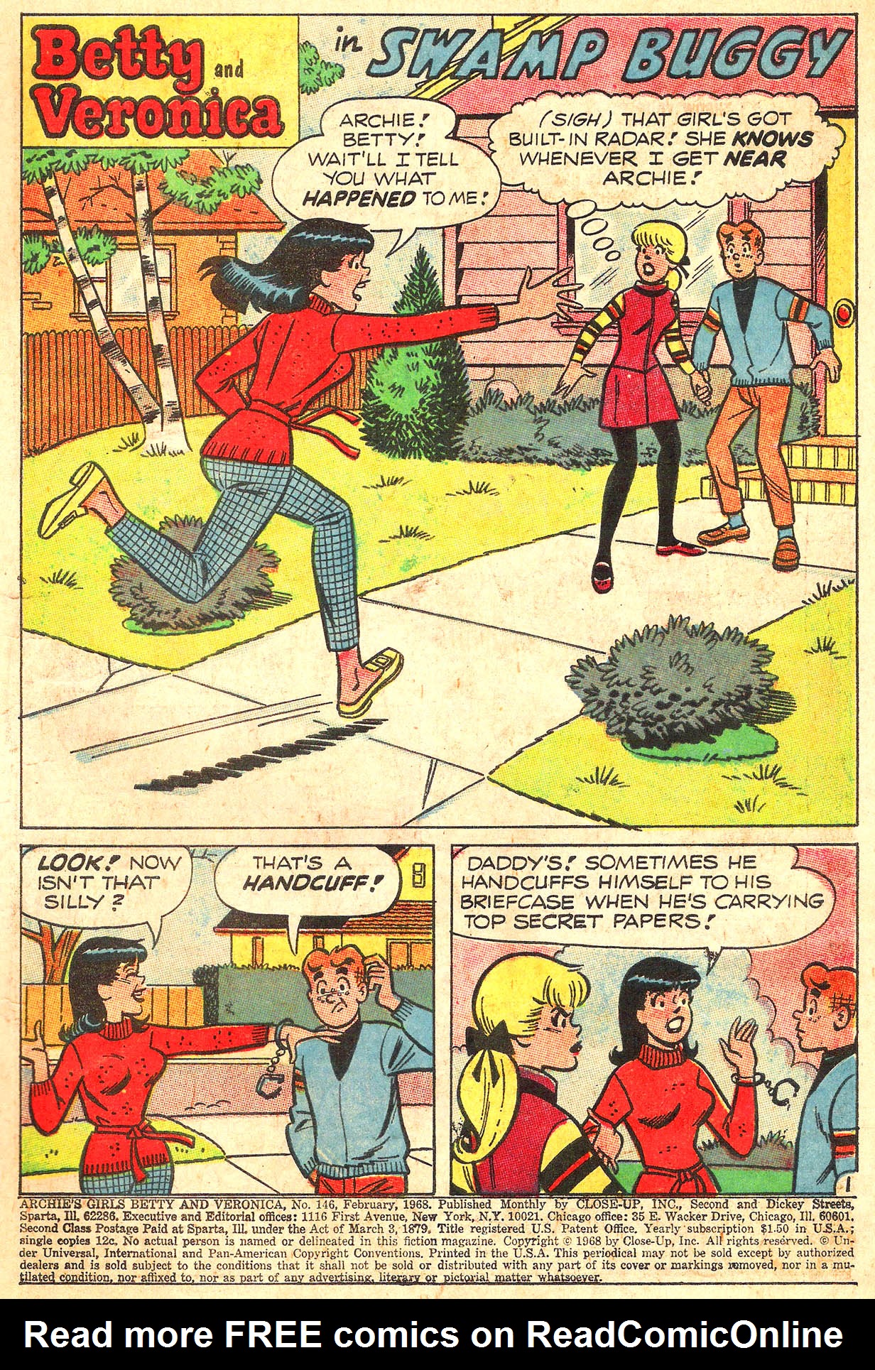 Read online Archie's Girls Betty and Veronica comic -  Issue #146 - 3